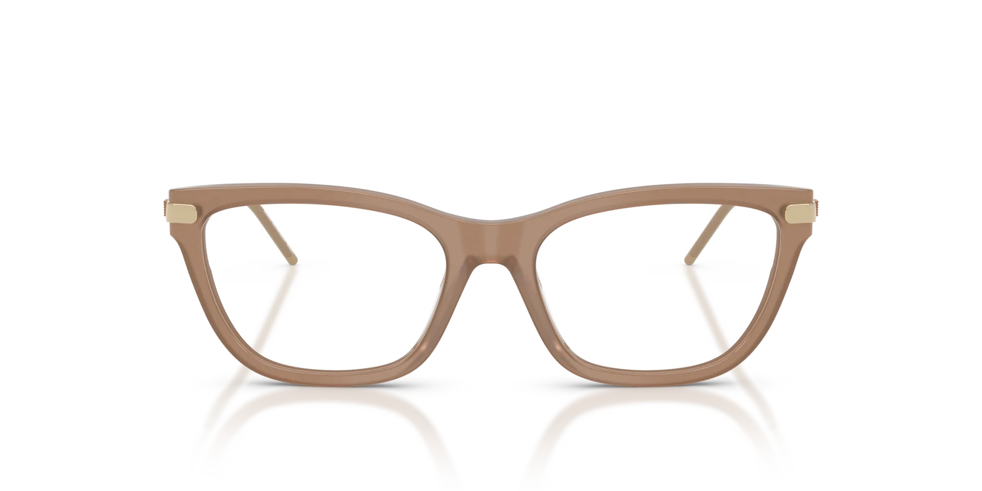 Emporio Armani EA3262 6263 Montature da vista Acetato Marrone Cat Eye Normale - immagine 3