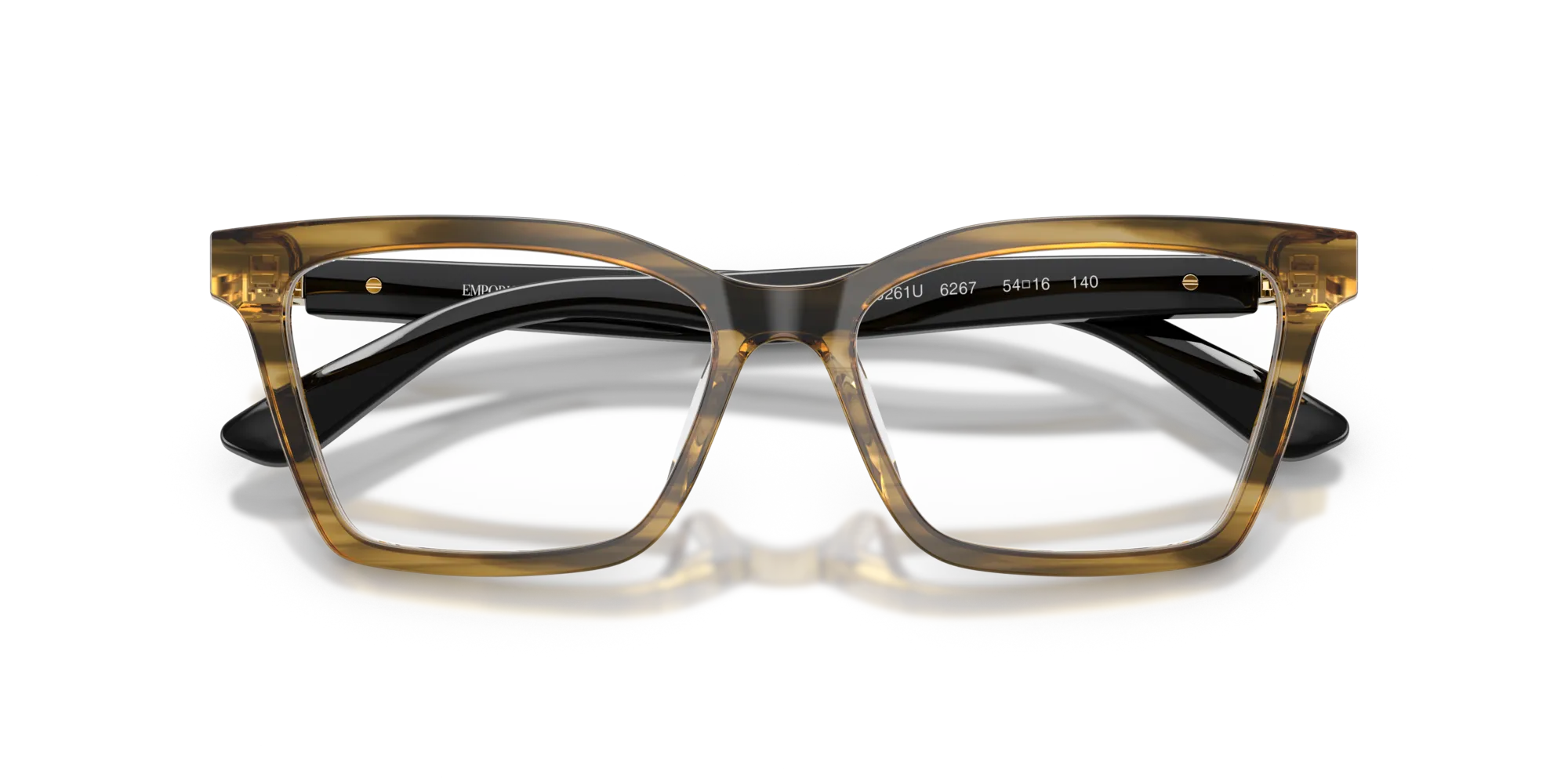 Emporio Armani EA3261U 6267 Montature da vista Acetato Verde Trasparente Farfalla Normale - immagine 2