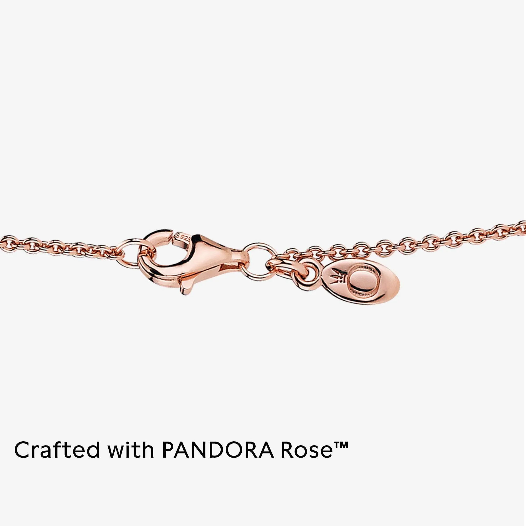 PANDORA Icons Collana in oro rosa 14k placcato, 90 - immagine 4