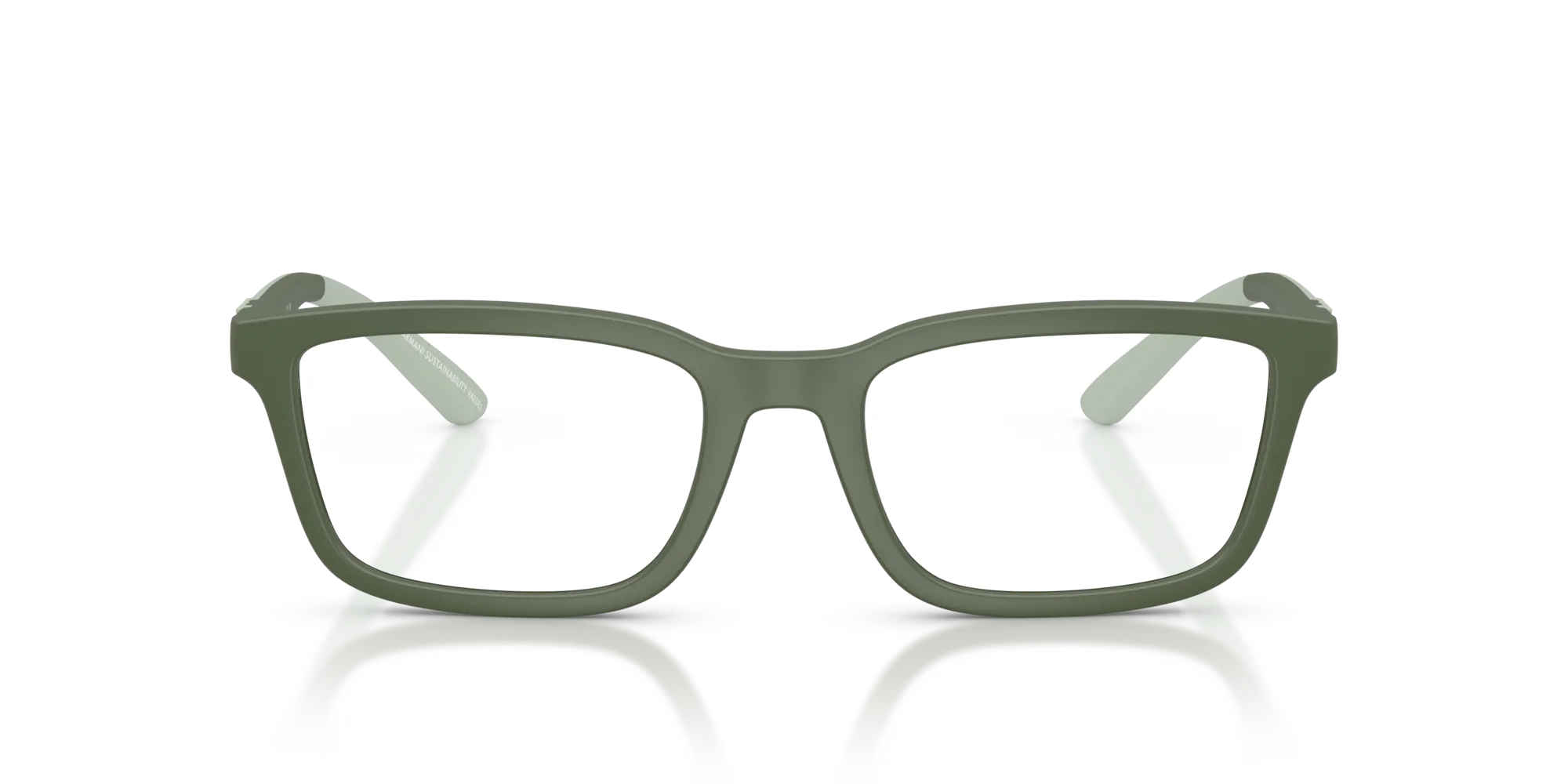 Emporio Armani EA3259 6259 Montature da vista Iniettato Verde Squadrata Normale - immagine 3