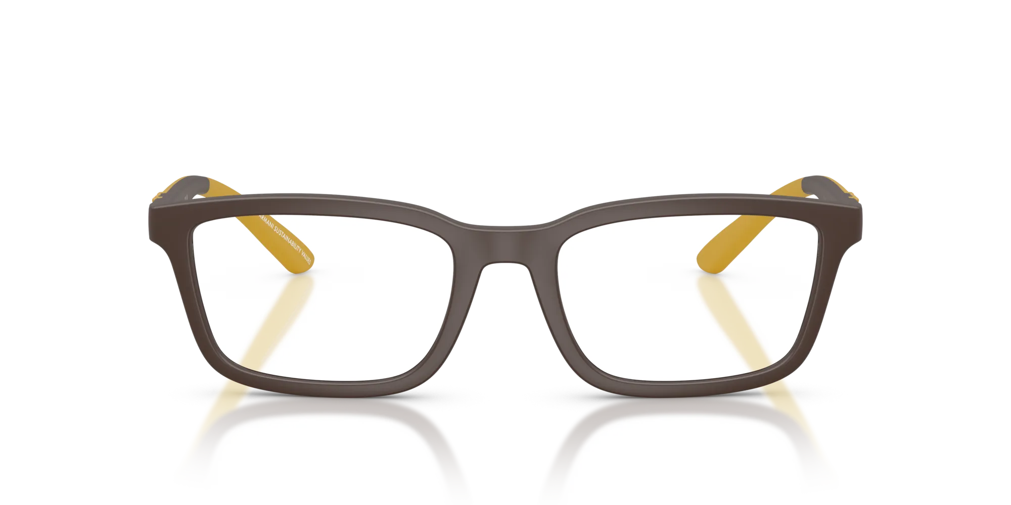 Emporio Armani EA3259 6258 Montature da vista Iniettato Marrone Squadrata Normale - immagine 3