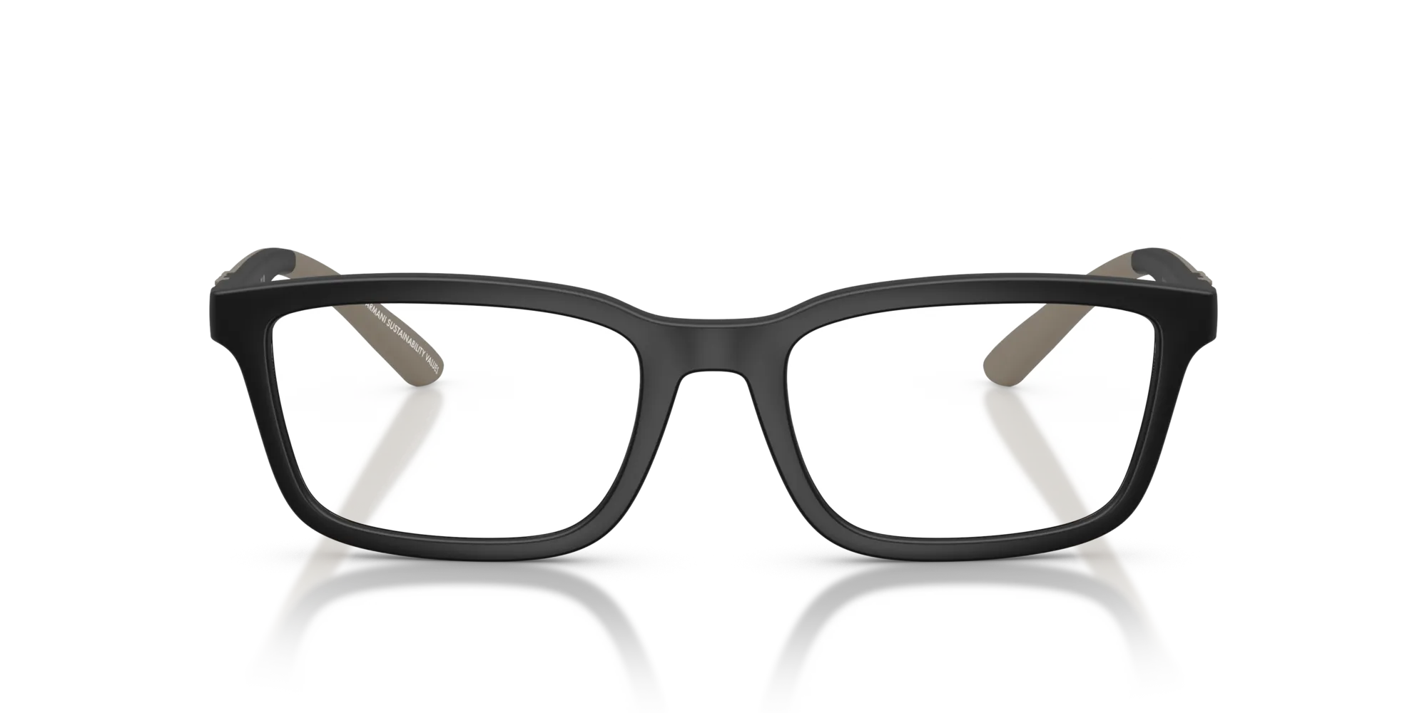 Emporio Armani EA3259 5001 Montature da vista Iniettato Nero Squadrata Normale - immagine 3