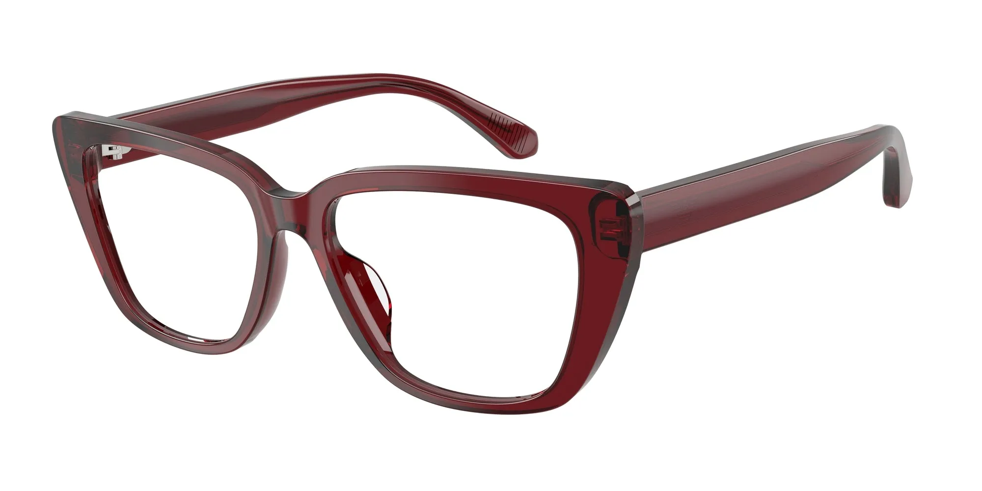 Emporio Armani EA3256U 6254 Montature da vista Acetato Rosso Cat Eye Normale - immagine 1