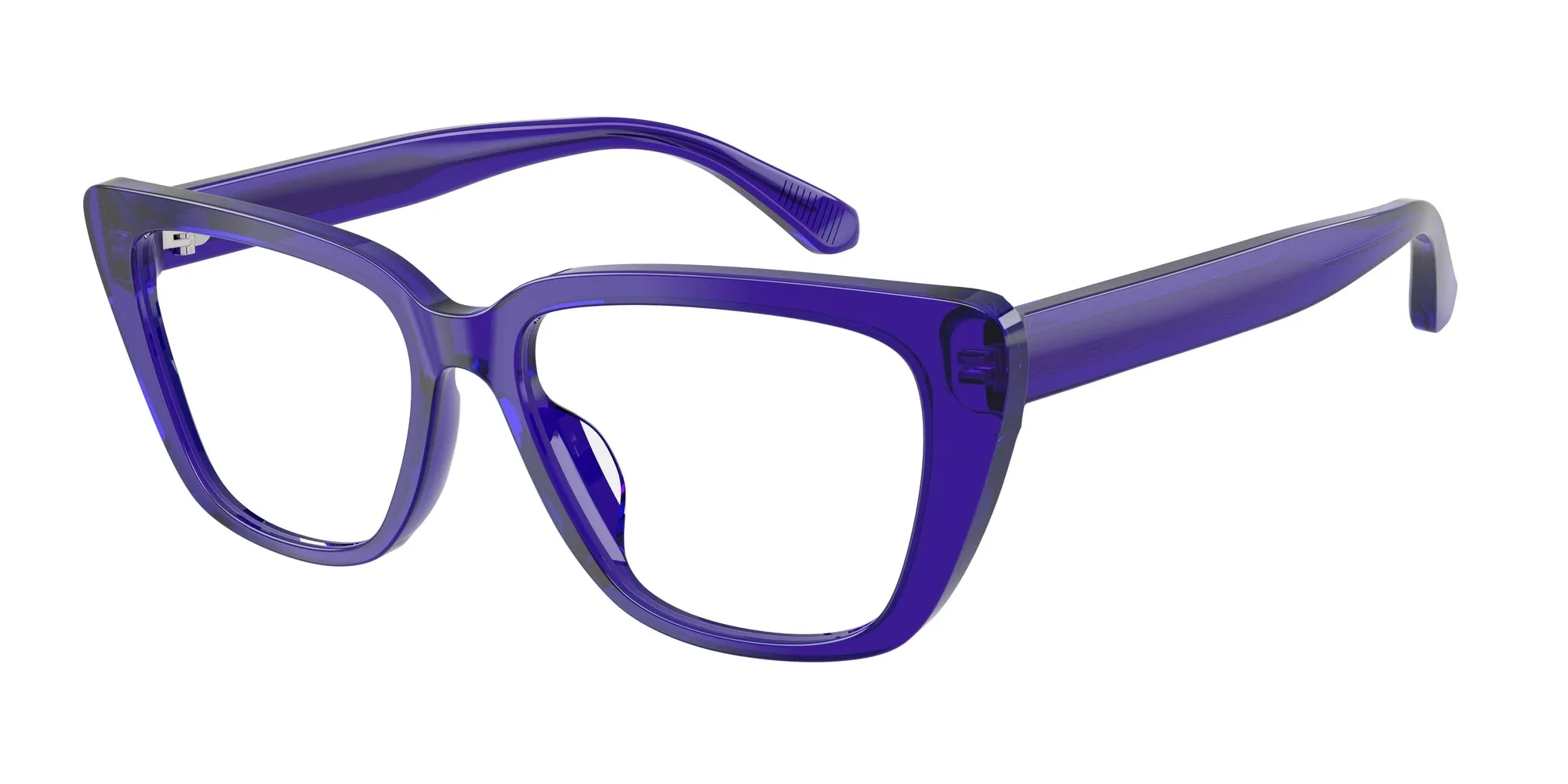 Emporio Armani EA3256U 6253 Montature da vista Acetato Viola Cat Eye Normale - immagine 1
