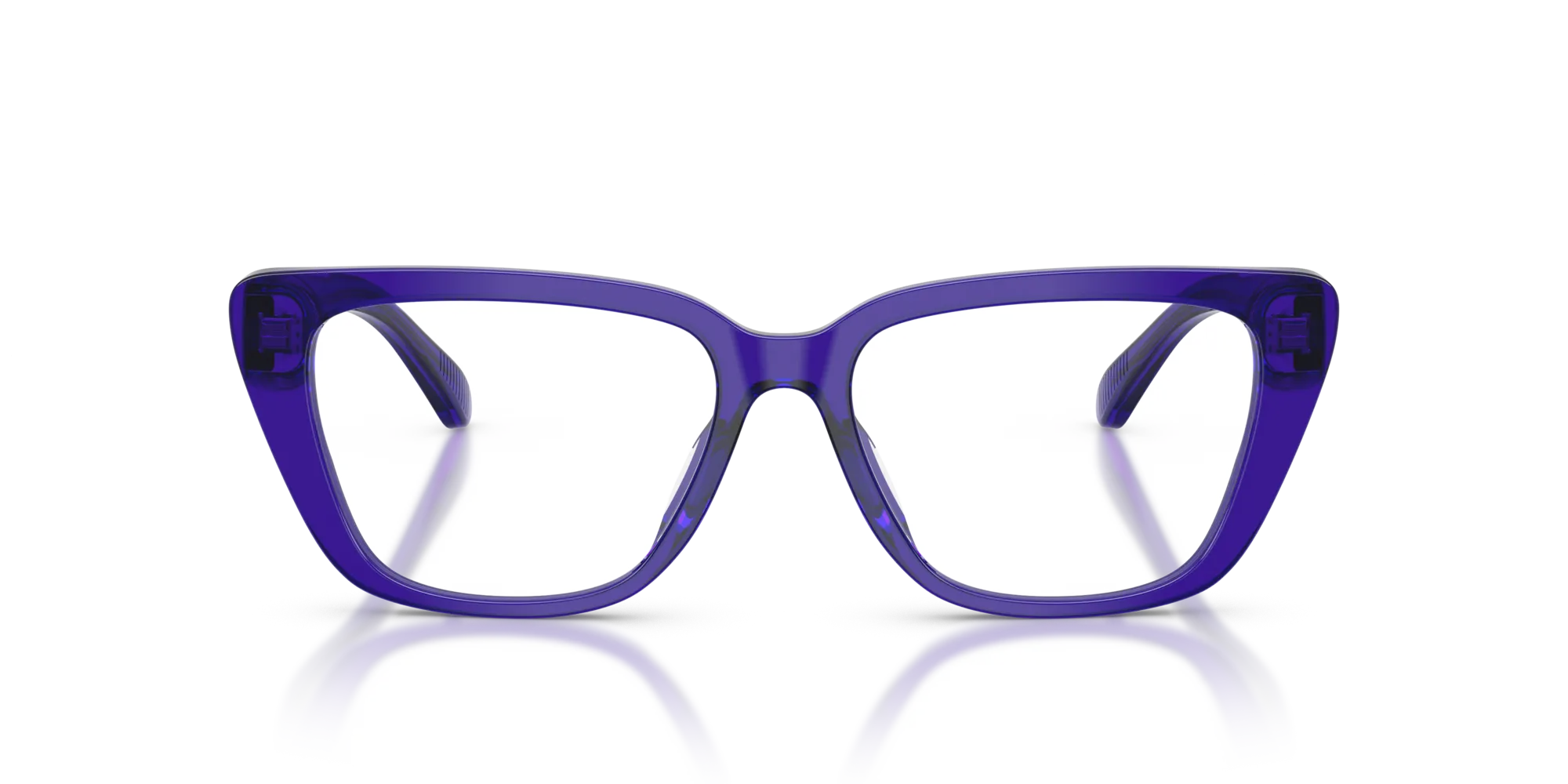 Emporio Armani EA3256U 6253 Montature da vista Acetato Viola Cat Eye Normale - immagine 3