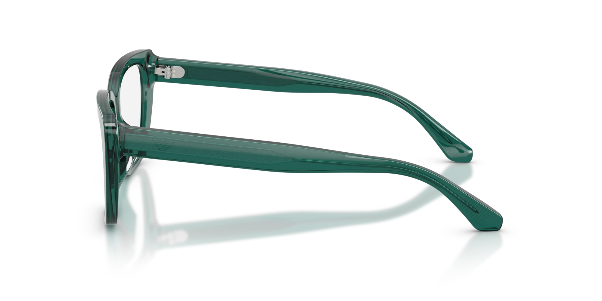 Emporio Armani EA3256U 6252 Montature da vista Acetato Verde Cat Eye Normale - immagine 4