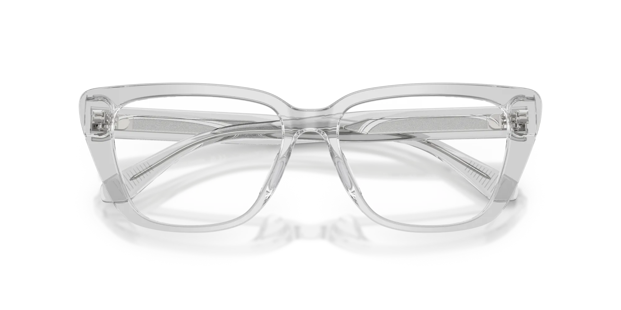 Emporio Armani EA3256U 6250 Montature da vista Acetato Trasparente Cat Eye Normale - immagine 2
