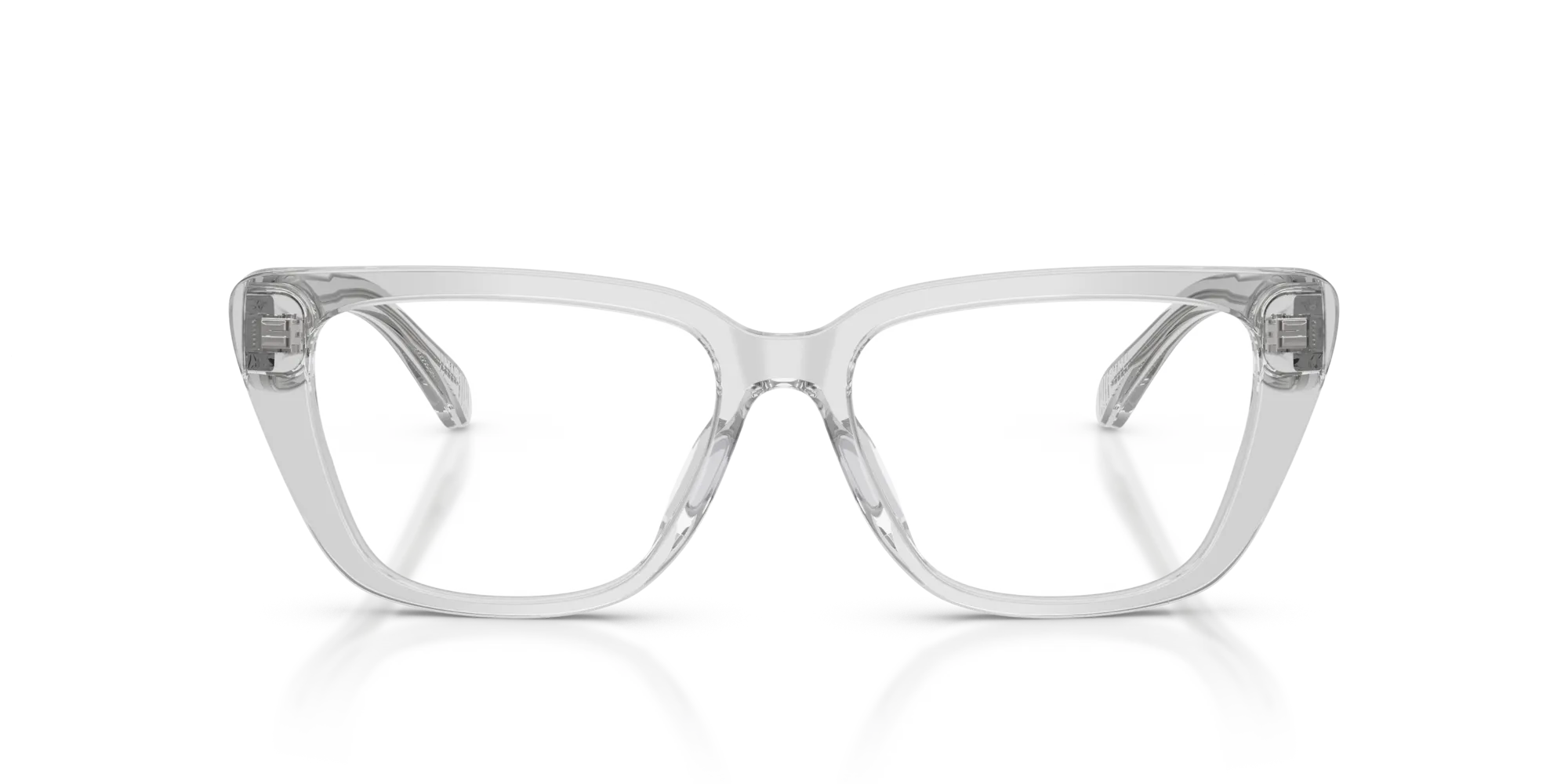 Emporio Armani EA3256U 6250 Montature da vista Acetato Trasparente Cat Eye Normale - immagine 3