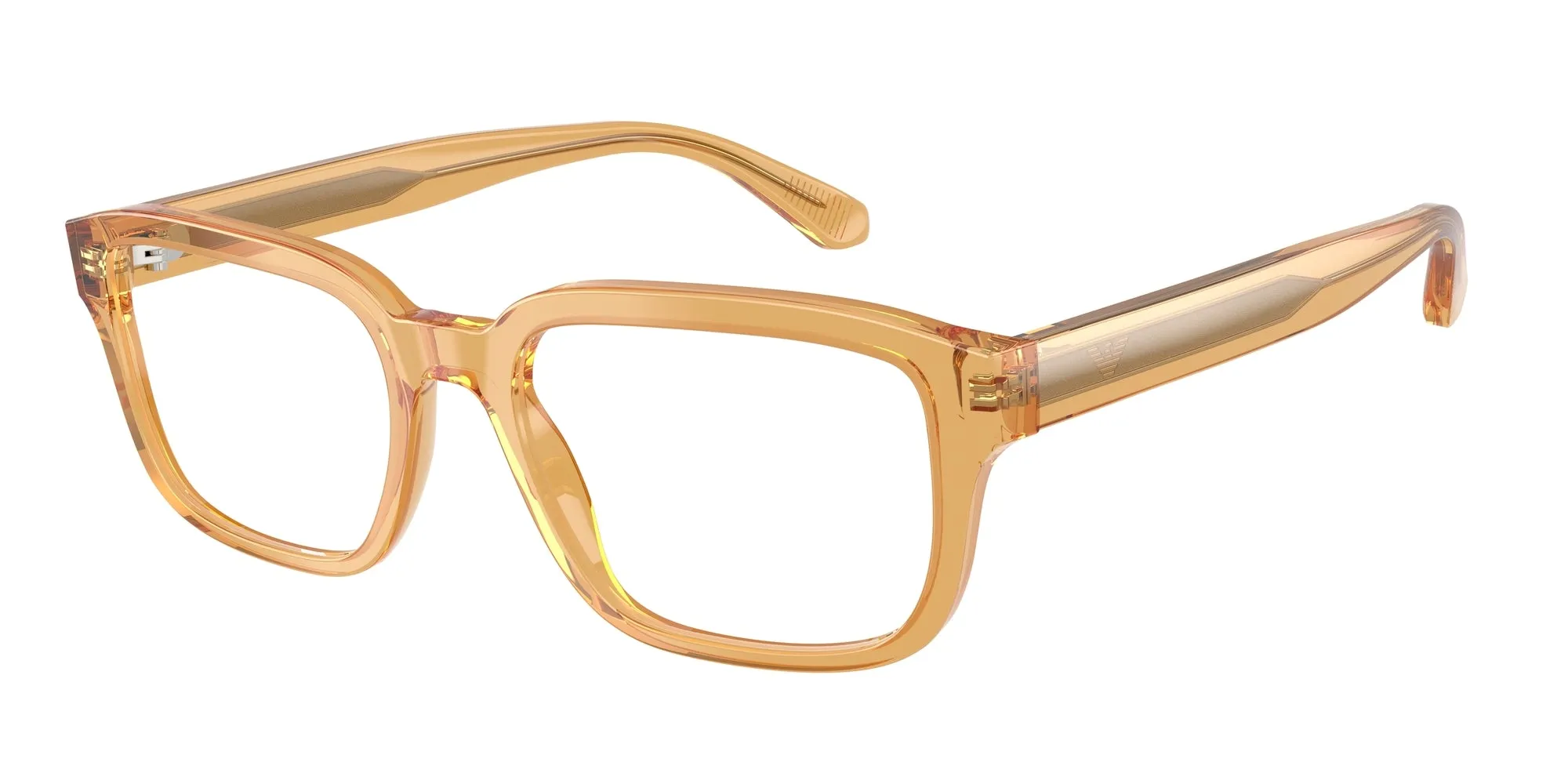Emporio Armani EA3255 6246 Montature da vista Acetato Giallo Pillow Normale - immagine 1