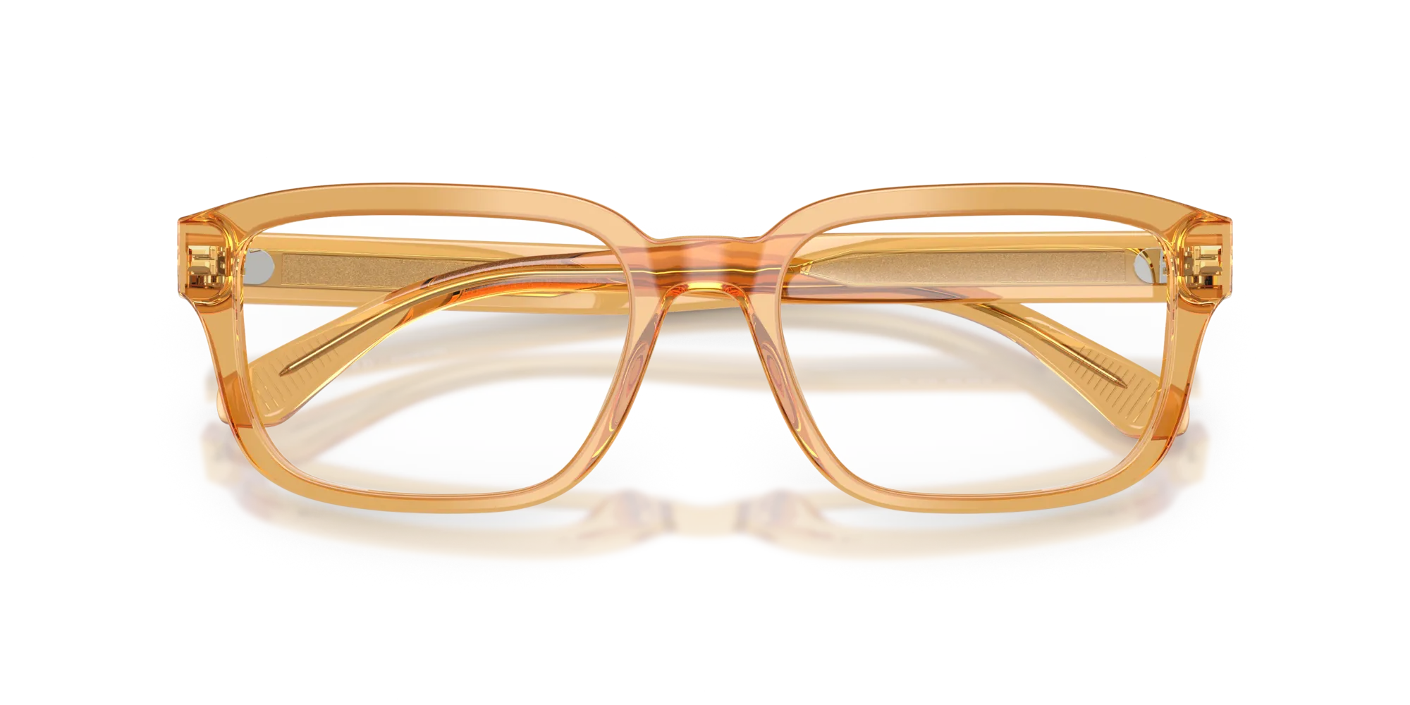 Emporio Armani EA3255 6246 Montature da vista Acetato Giallo Pillow Normale - immagine 2