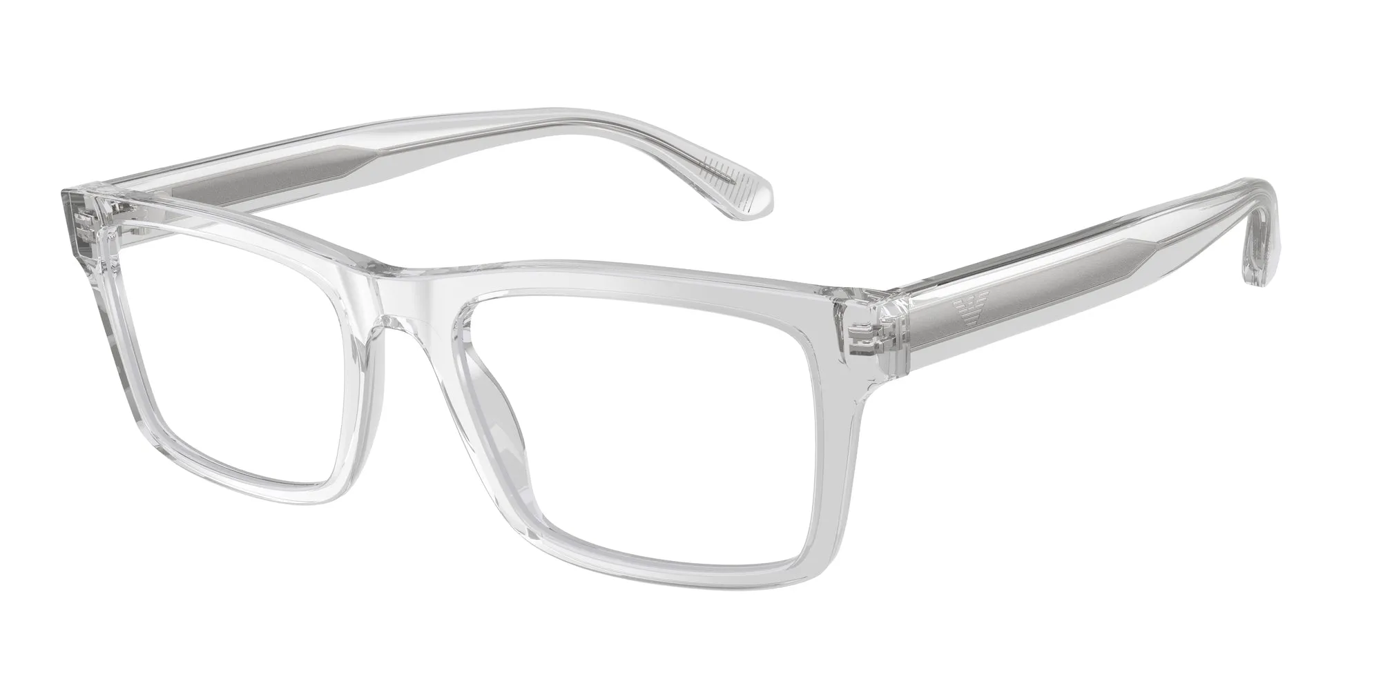 Emporio Armani EA3254 6250 Montature da vista Acetato Trasparente Squadrata Normale - immagine 1