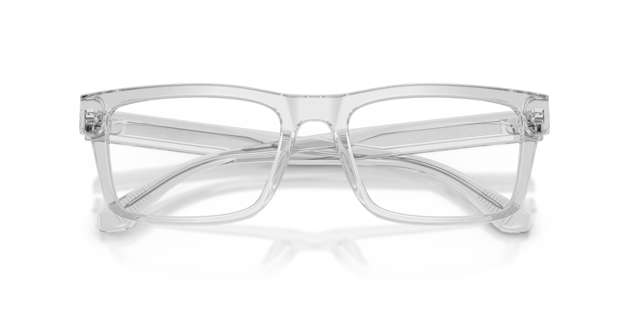 Emporio Armani EA3254 6250 Montature da vista Acetato Trasparente Squadrata Normale - immagine 2