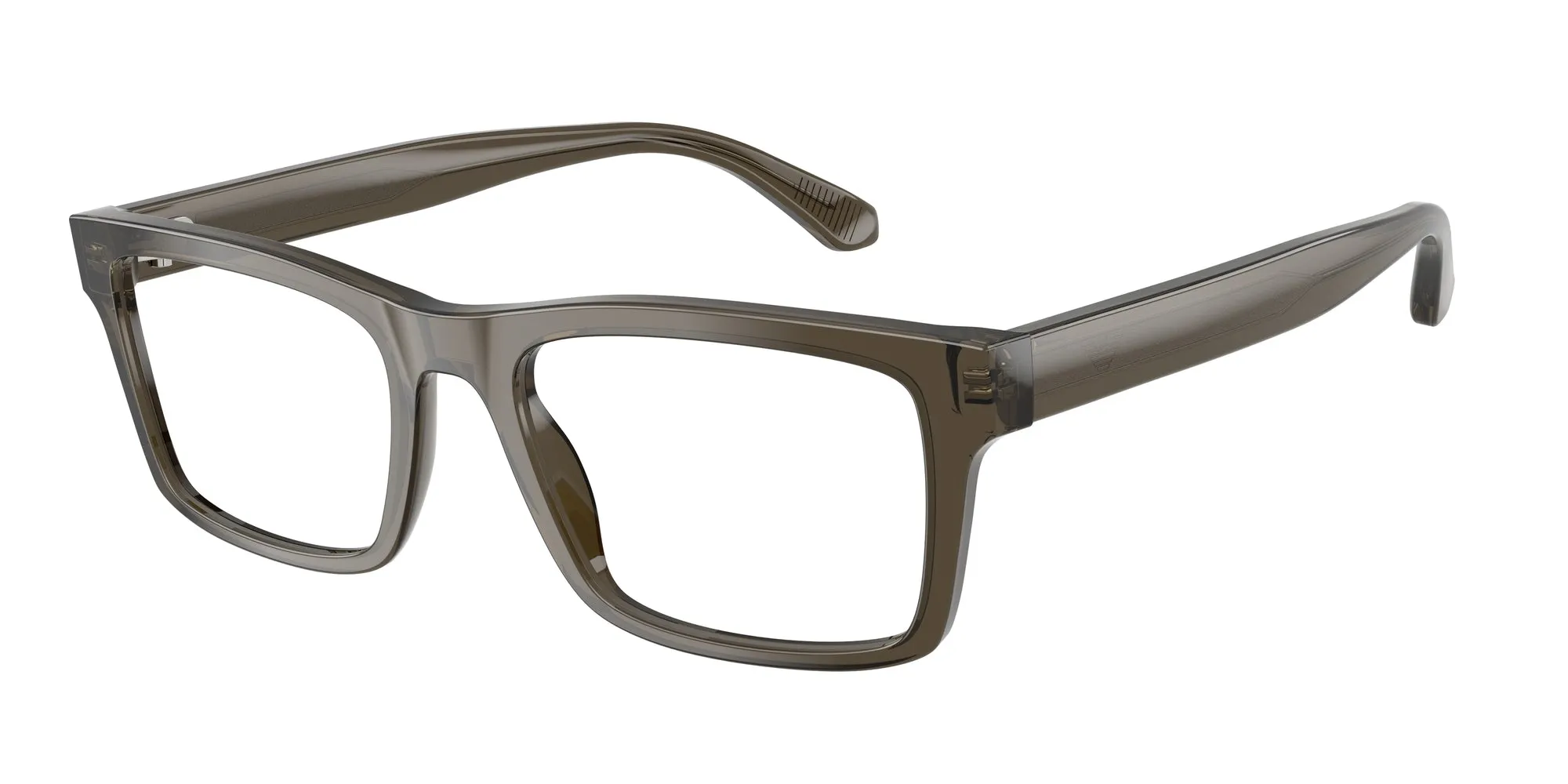 Emporio Armani EA3254 6249 Montature da vista Acetato Grigio Squadrata Normale - immagine 1