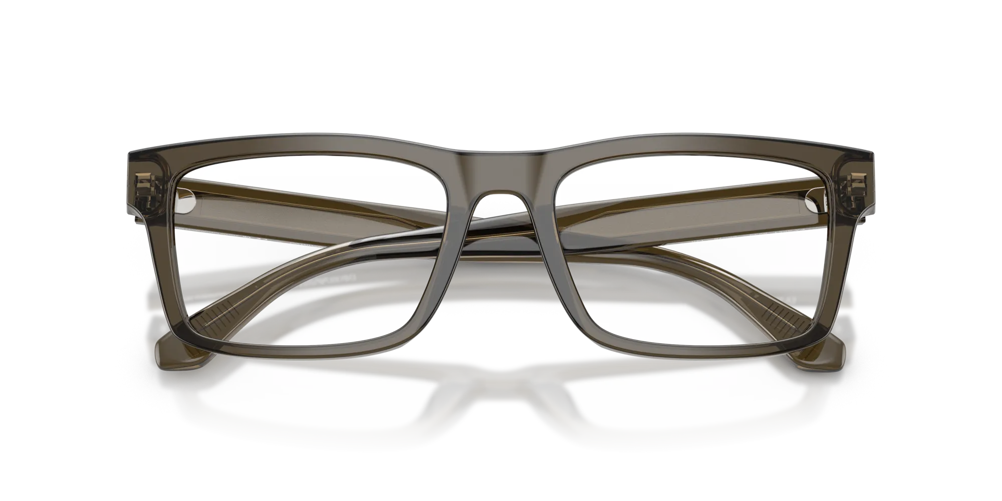 Emporio Armani EA3254 6249 Montature da vista Acetato Grigio Squadrata Normale - immagine 2