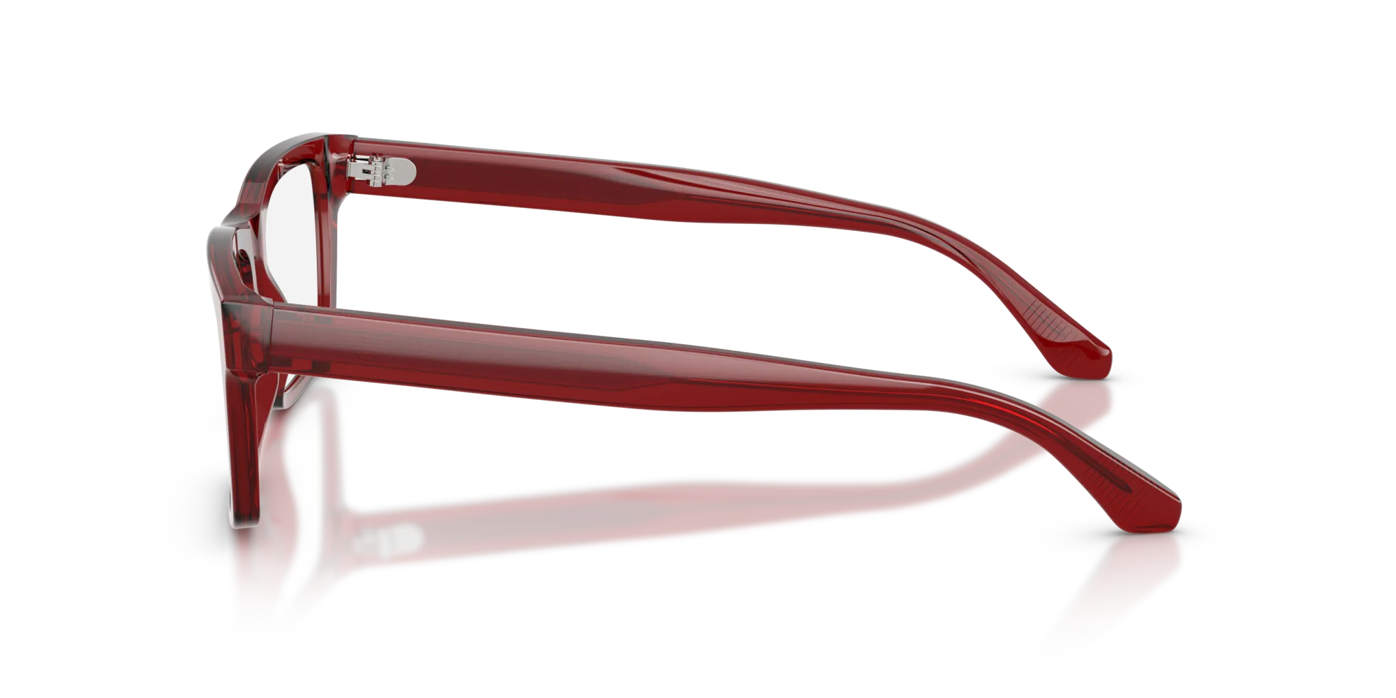 Emporio Armani EA3254 6248 Montature da vista Acetato Rosso Squadrata Normale - immagine 4