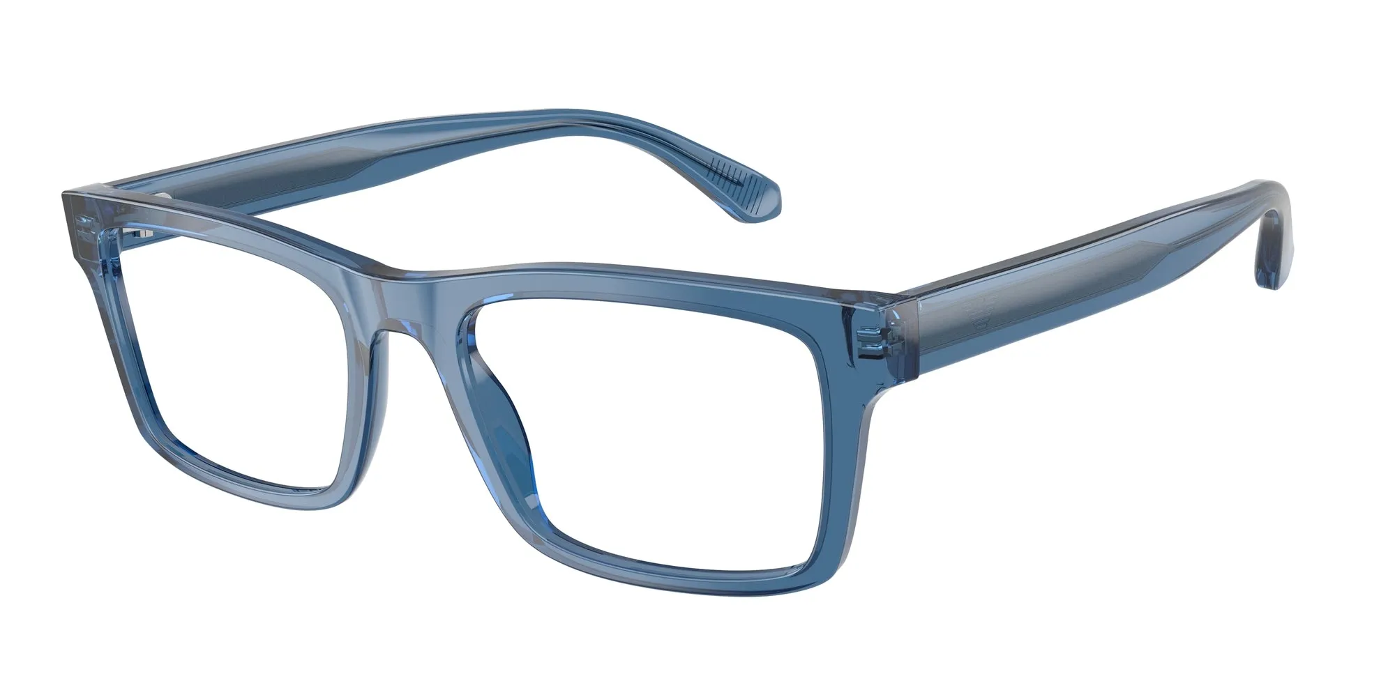 Emporio Armani EA3254 6247 Montature da vista Acetato Blu Squadrata Normale - immagine 1