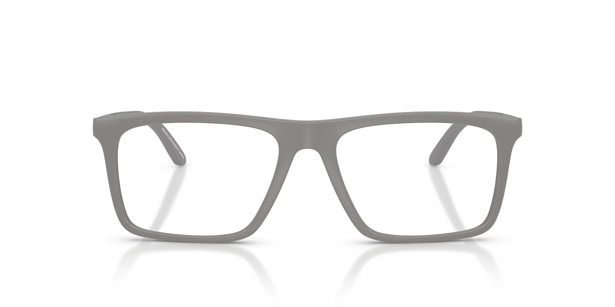 Emporio Armani EA3253 6245 Montature da vista Iniettato Grigio Trasparente Squadrata Normale - immagine 3