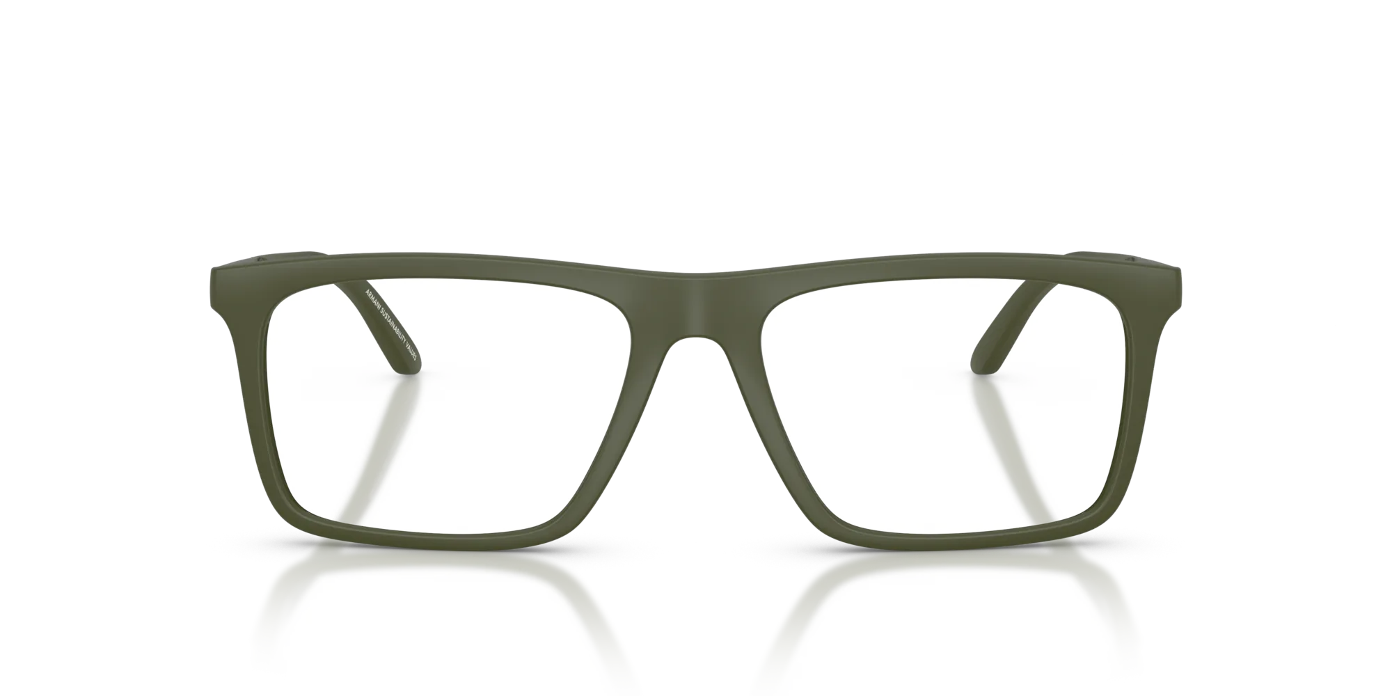Emporio Armani EA3253 6184 Montature da vista Iniettato Verde Squadrata Normale - immagine 3