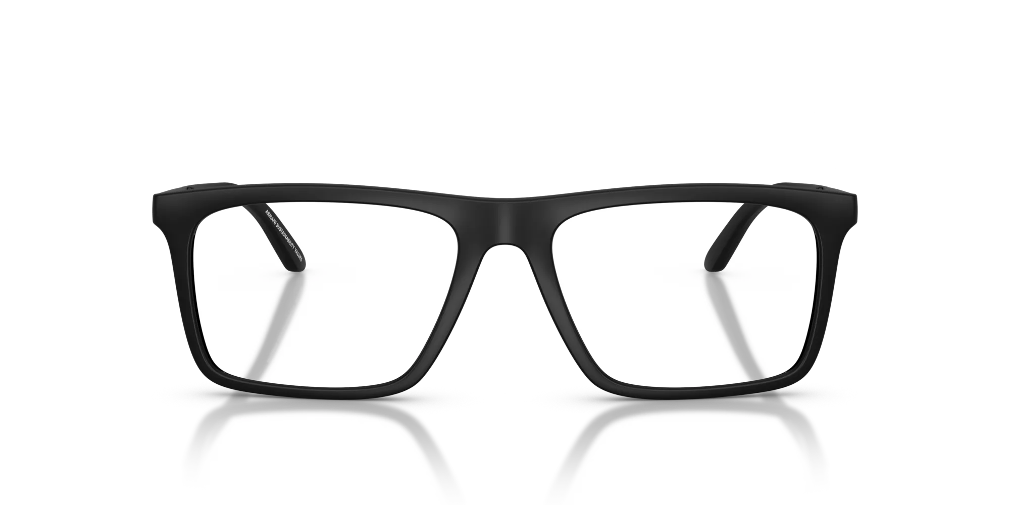 Emporio Armani EA3253 5001 Montature da vista Iniettato Nero Squadrata Normale - immagine 3
