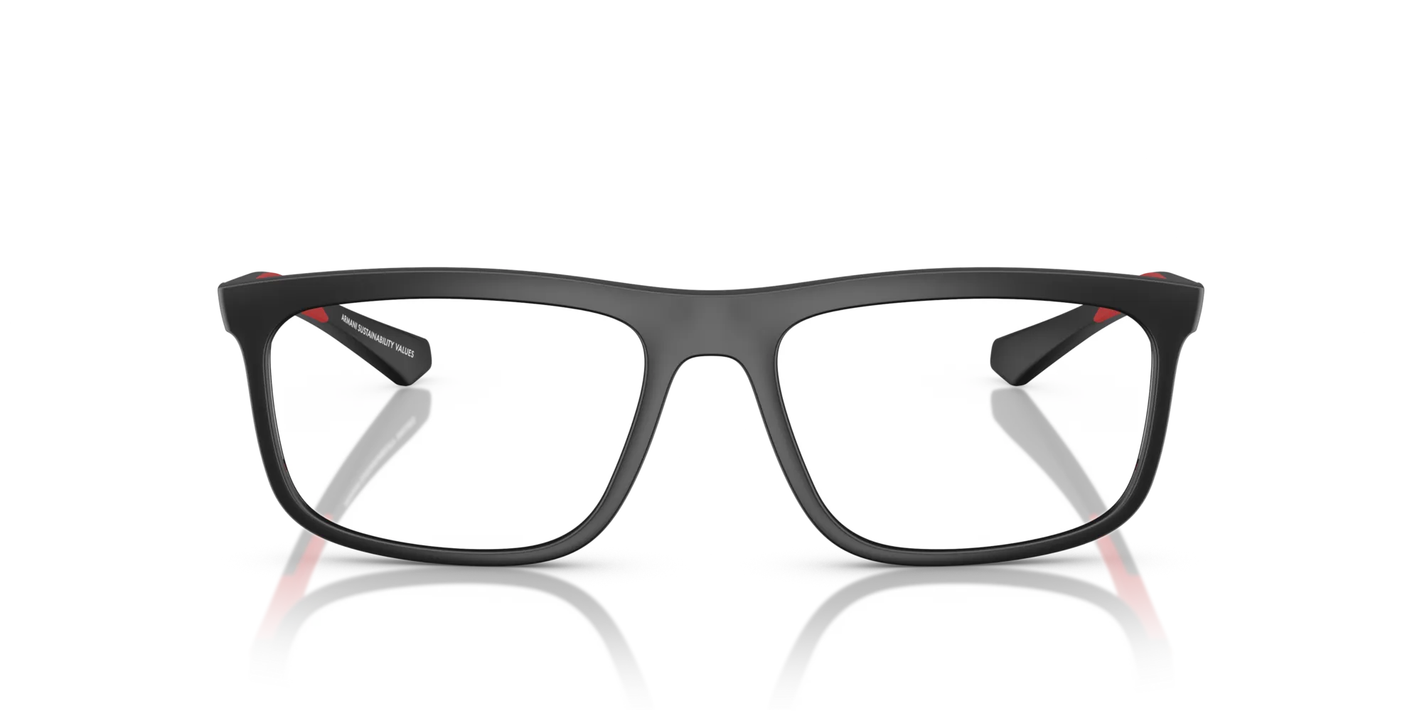 Emporio Armani EA3246 5009 Montature da vista Iniettato Nero Squadrata Normale - immagine 3