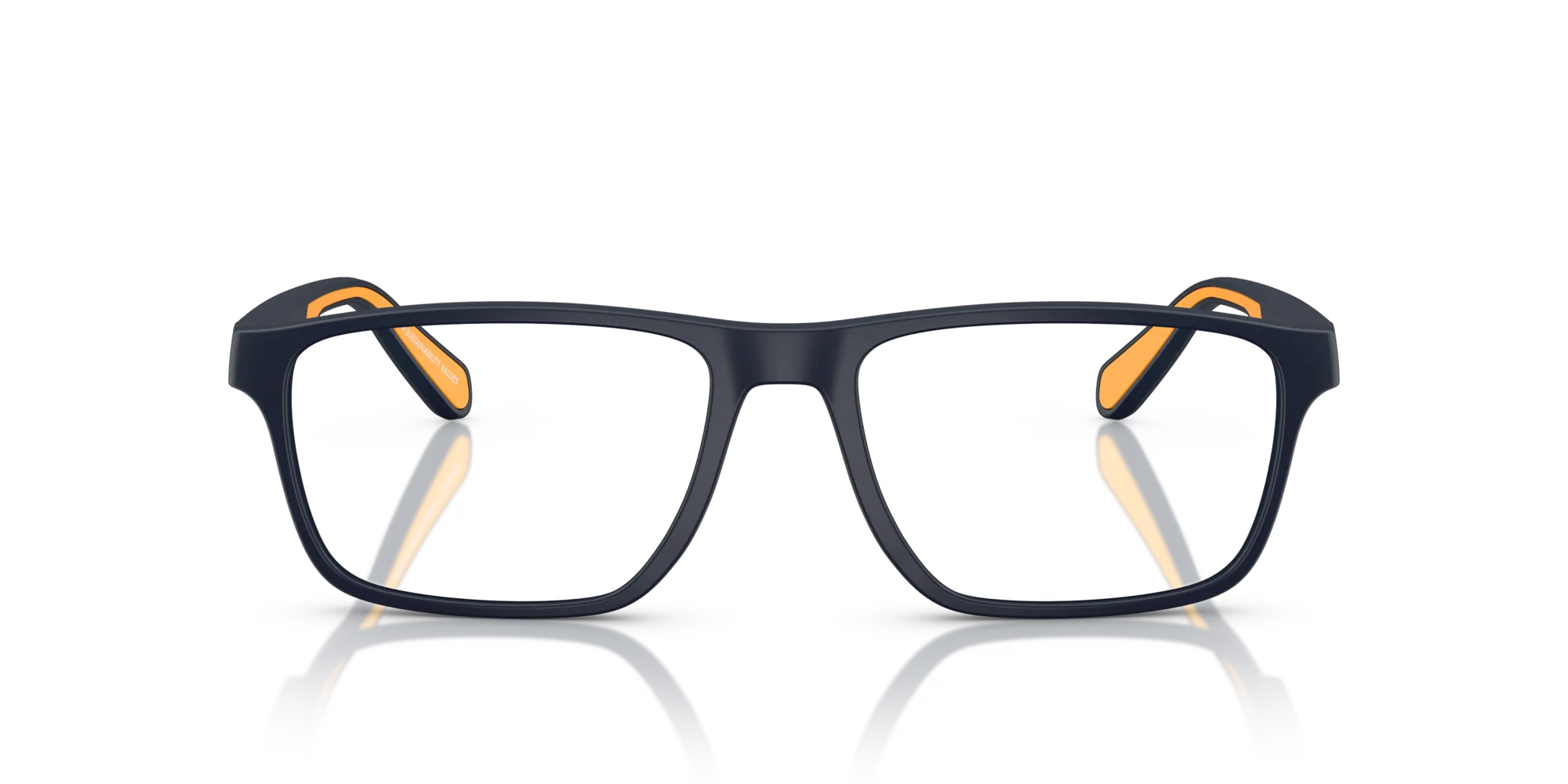 Emporio Armani EA3233 5088 Montature da vista Iniettato Blu Squadrata Normale - immagine 3