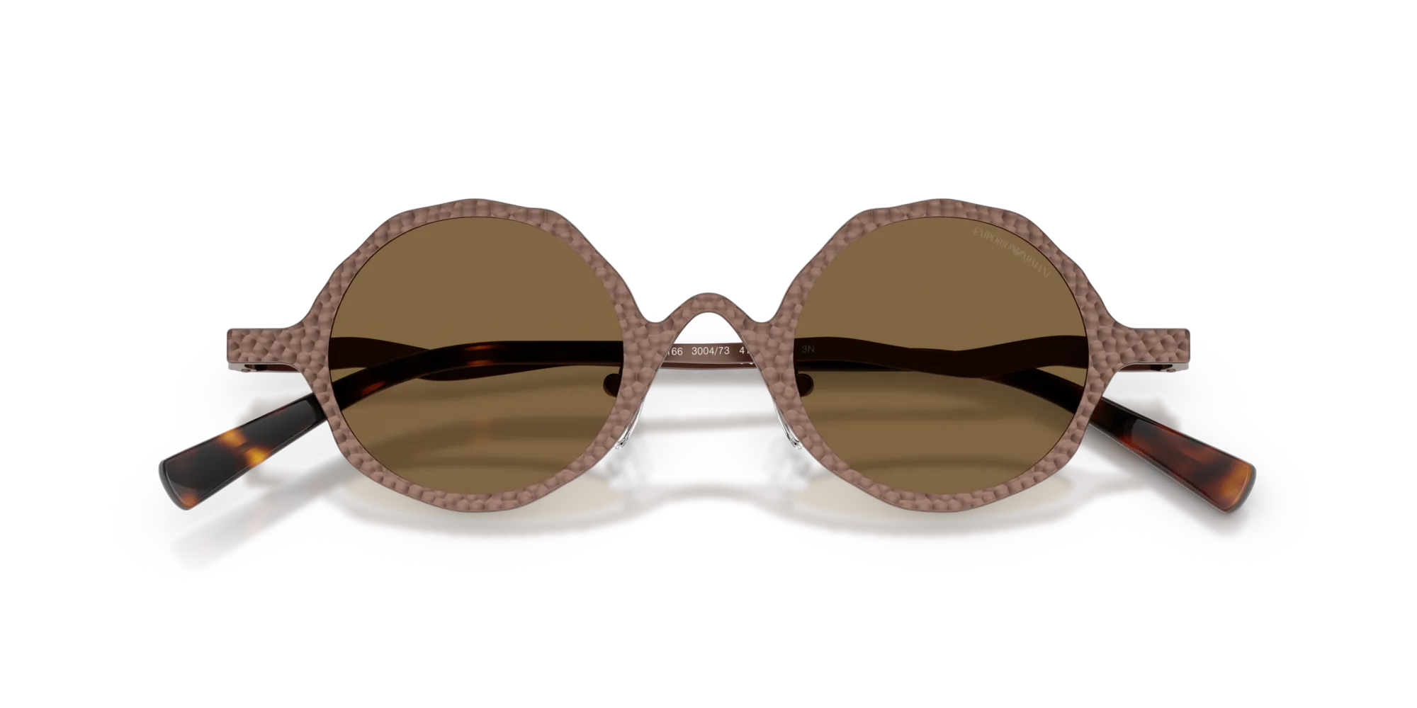 Emporio Armani EA2166 300473 Occhiali da sole Metallo Bronzo Marrone Rotonda Normale - immagine 2