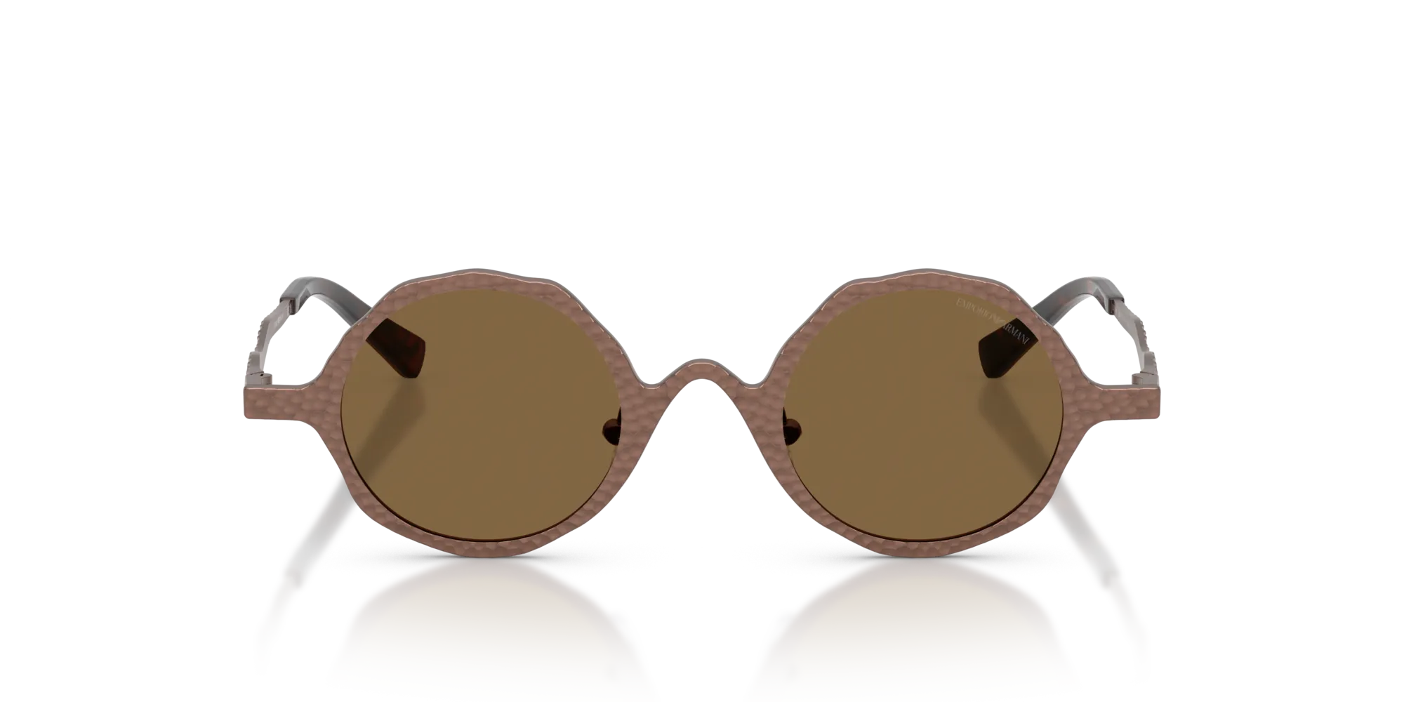 Emporio Armani EA2166 300473 Occhiali da sole Metallo Bronzo Marrone Rotonda Normale - immagine 3