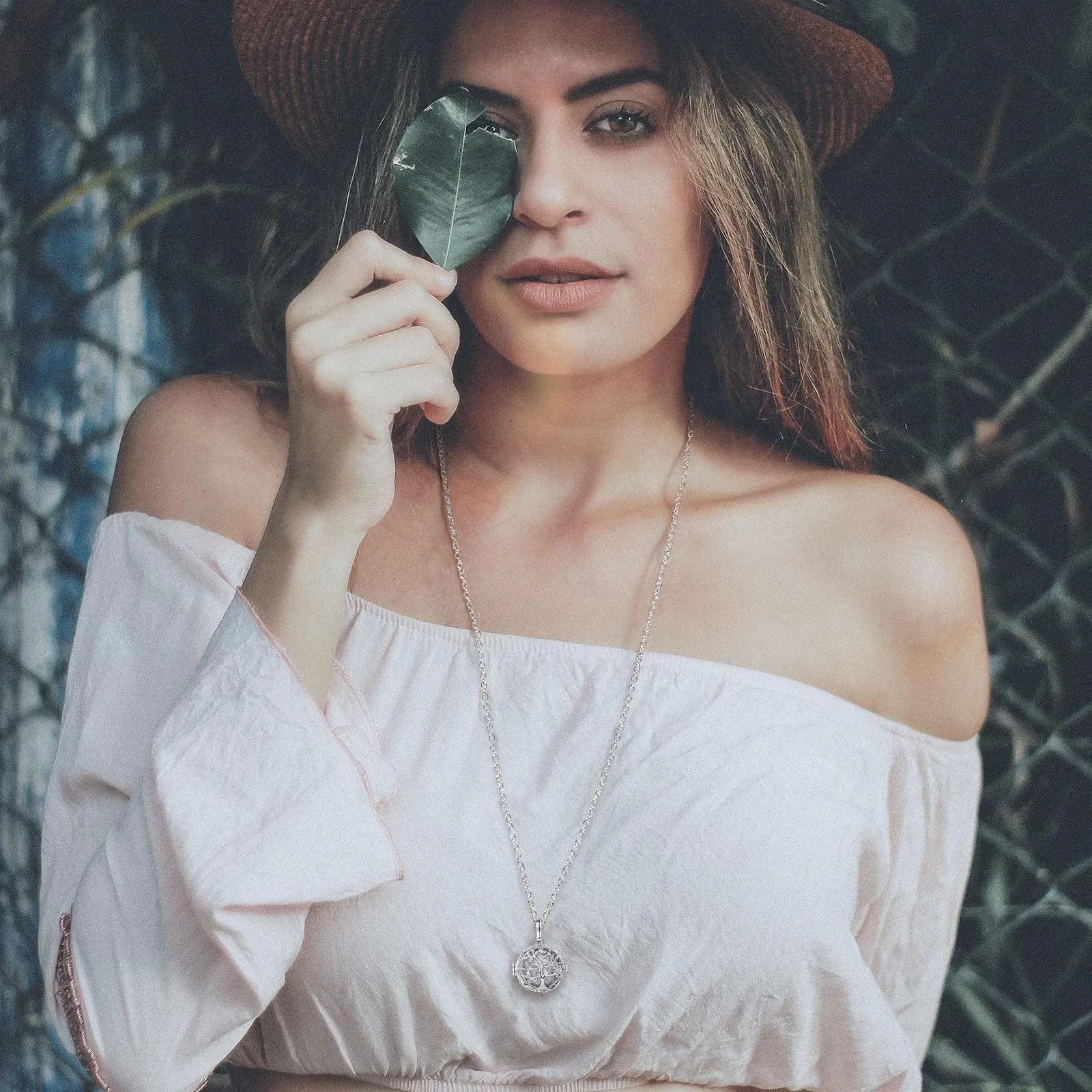 AEONSLOVE Collana Chiama Angeli Gravidanza Richiamo degli Angeli Gravidanza Ciondolo Mamma Incinta Bola Messicana Albero della Vita per Futura Neo Mamma Maternita (perla) - immagine 5