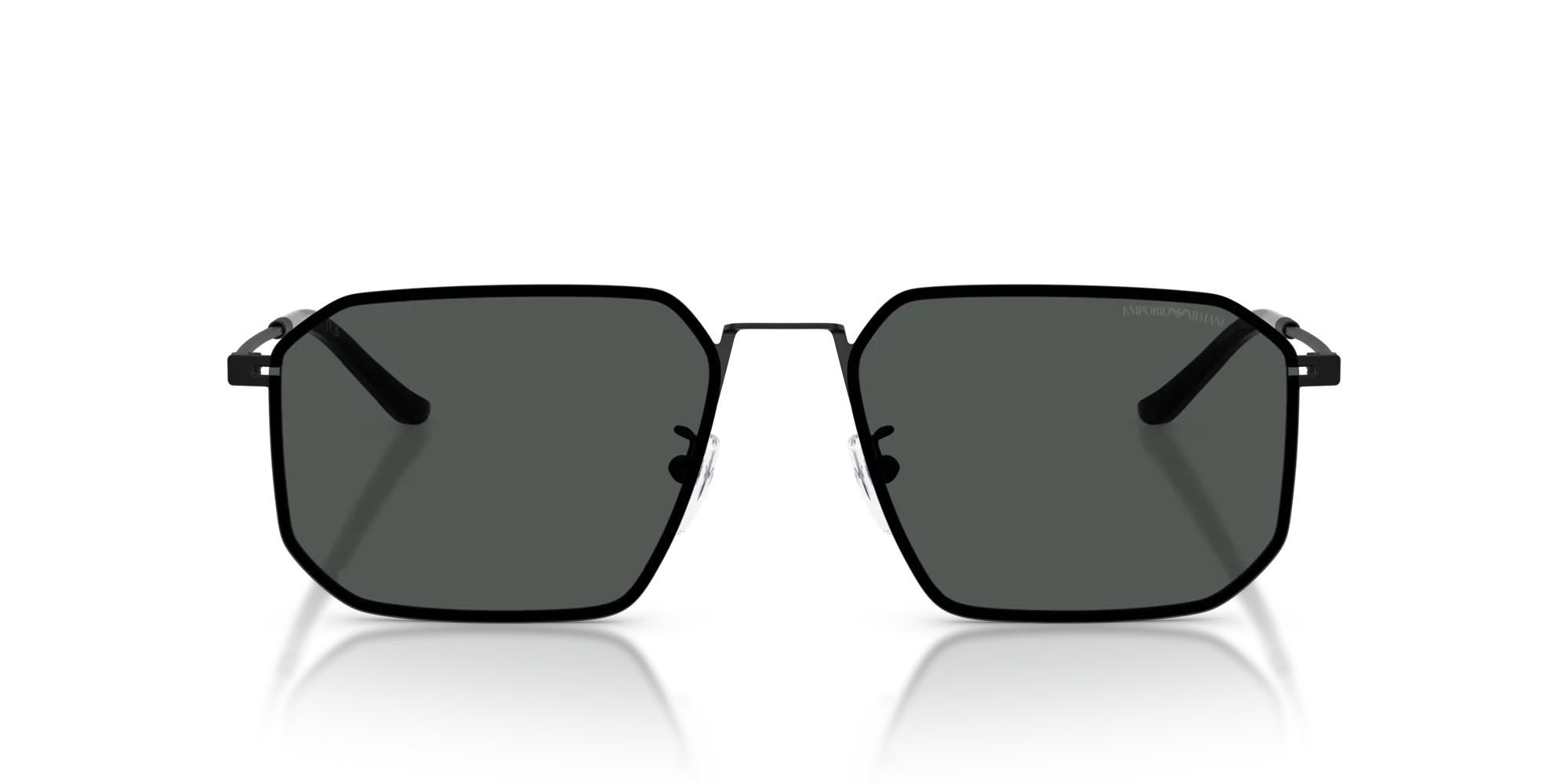 Emporio Armani EA2165D 300187 Occhiali da sole Metallo Nero Grigio Geometrica Normale - immagine 3