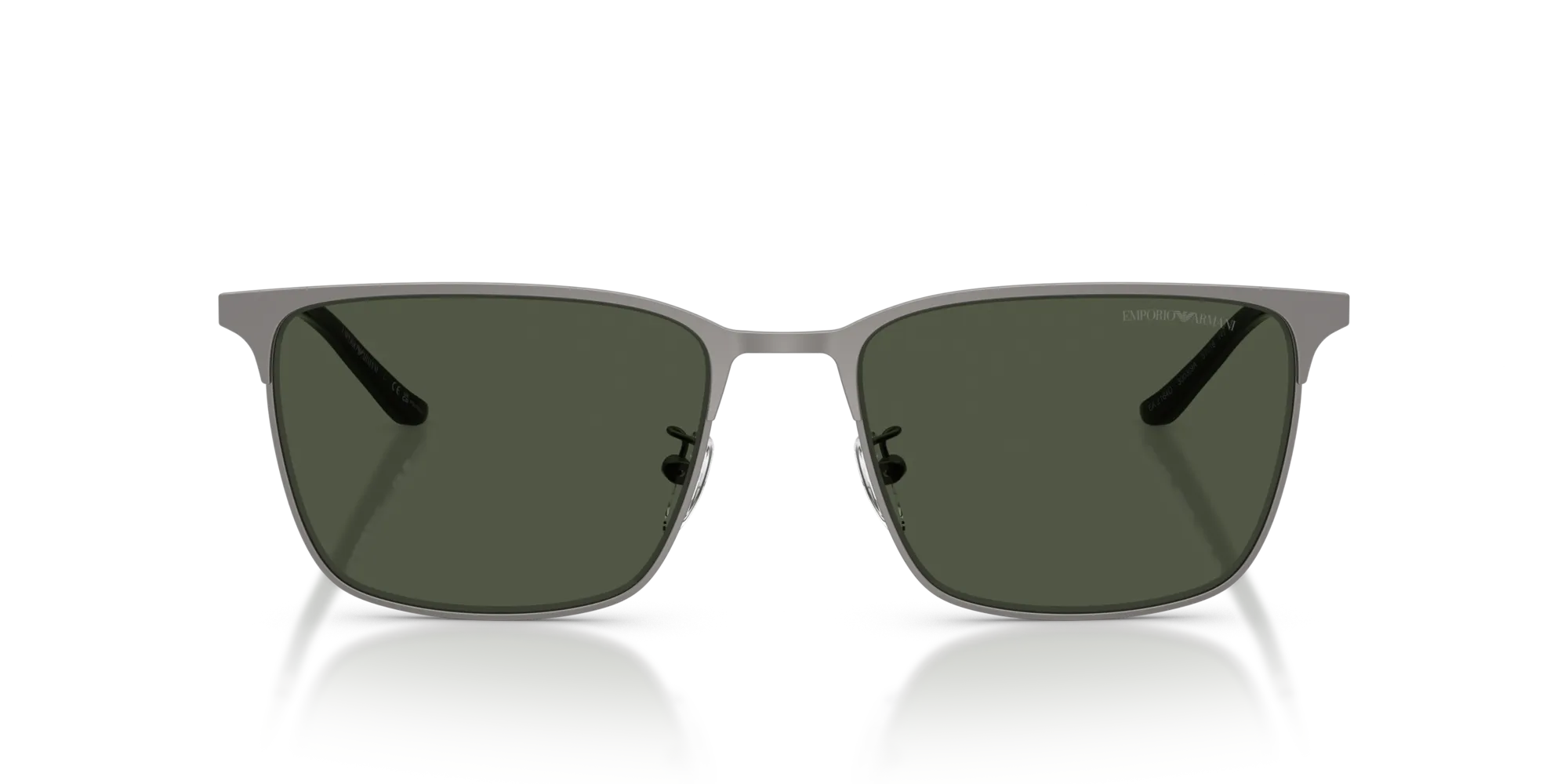 Emporio Armani EA2164D 30039A Occhiali da sole Metallo Grigio Verde Squadrata Polarizzata - immagine 3