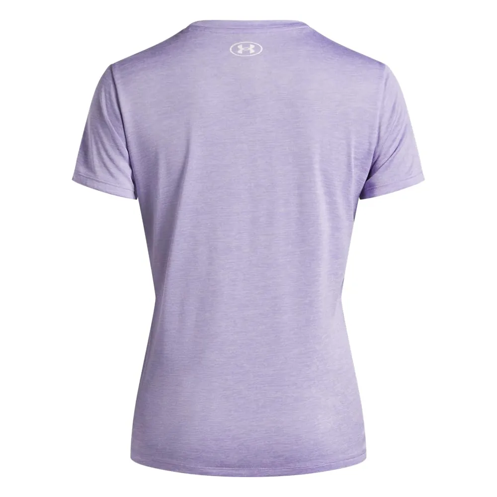 Under Armour, maglietta da donna Tech SSC-Twist Tech Twist a maniche corte (confezione da 1), Porpora, L - immagine 4