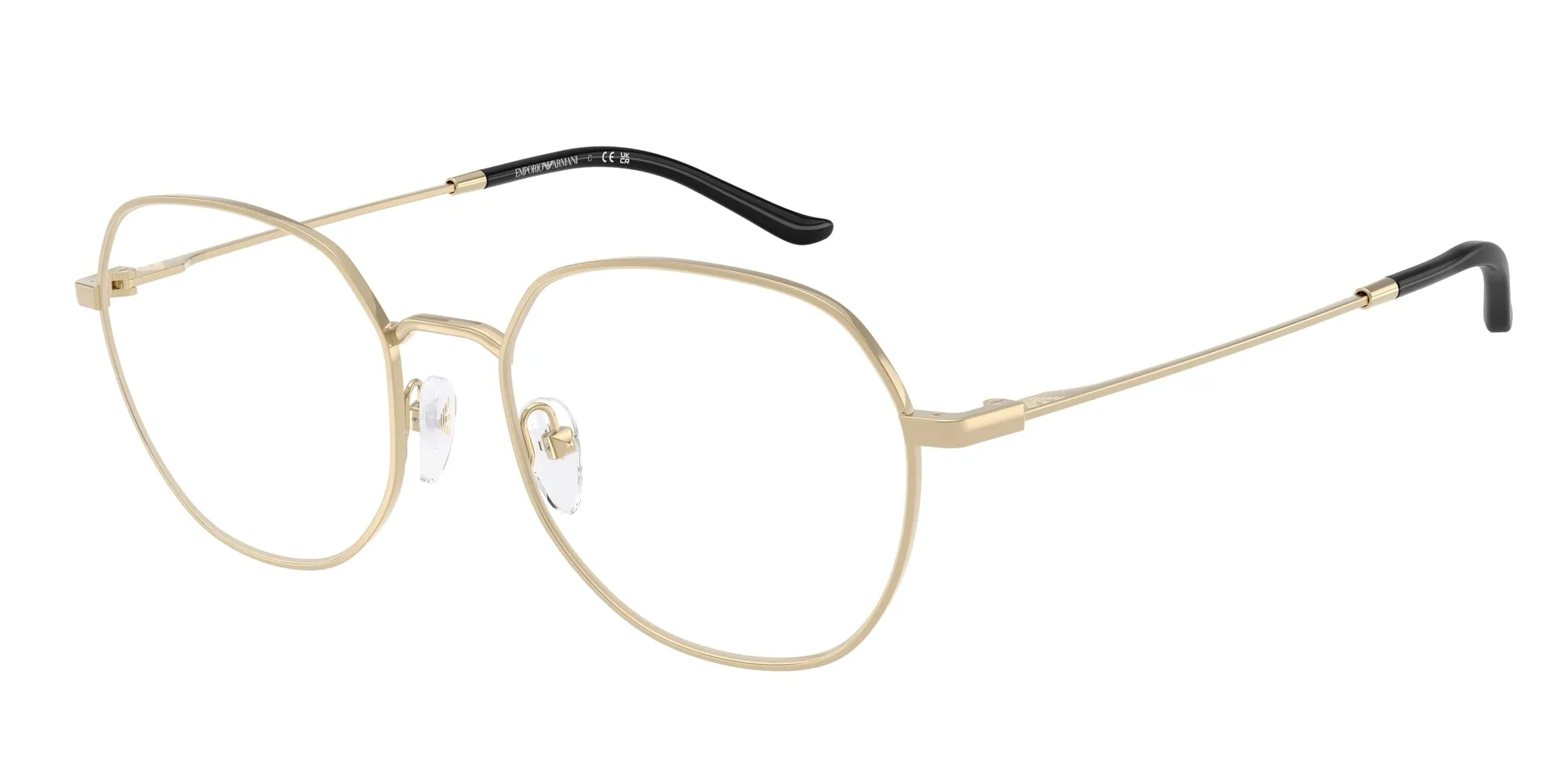 Emporio Armani EA1174D 3013 Montature da vista Metallo Oro Rotonda Normale - immagine 1
