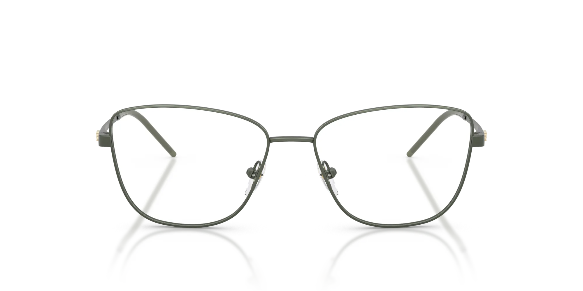 Emporio Armani EA1172 3402 Montature da vista Metallo Verde Geometrica Normale - immagine 3