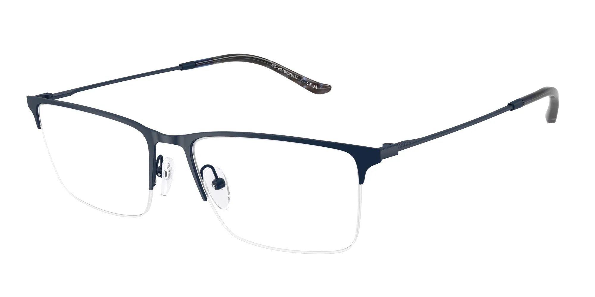 Emporio Armani EA1171 3018 Montature da vista Metallo Blu Squadrata Normale - immagine 1