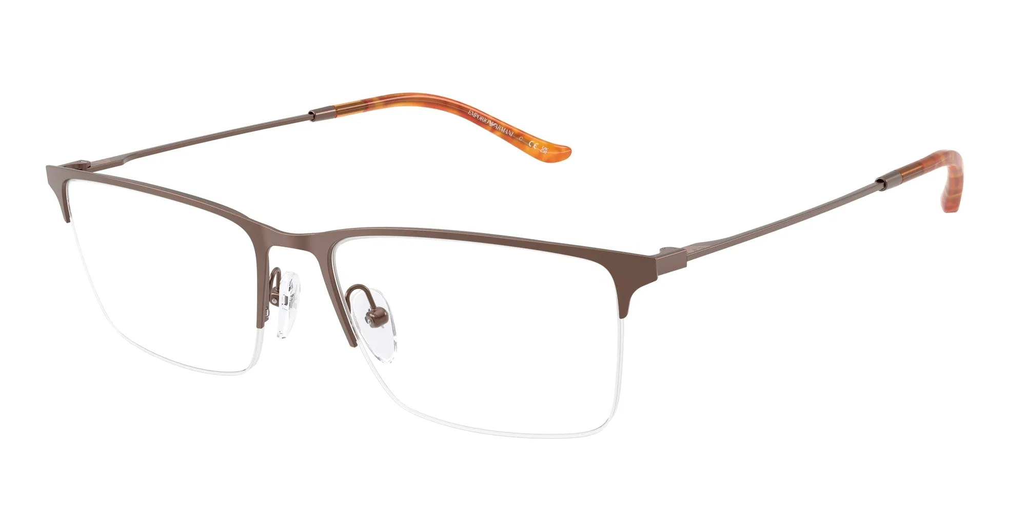 Emporio Armani EA1171 3004 Montature da vista Metallo Bronzo Squadrata Normale - immagine 1