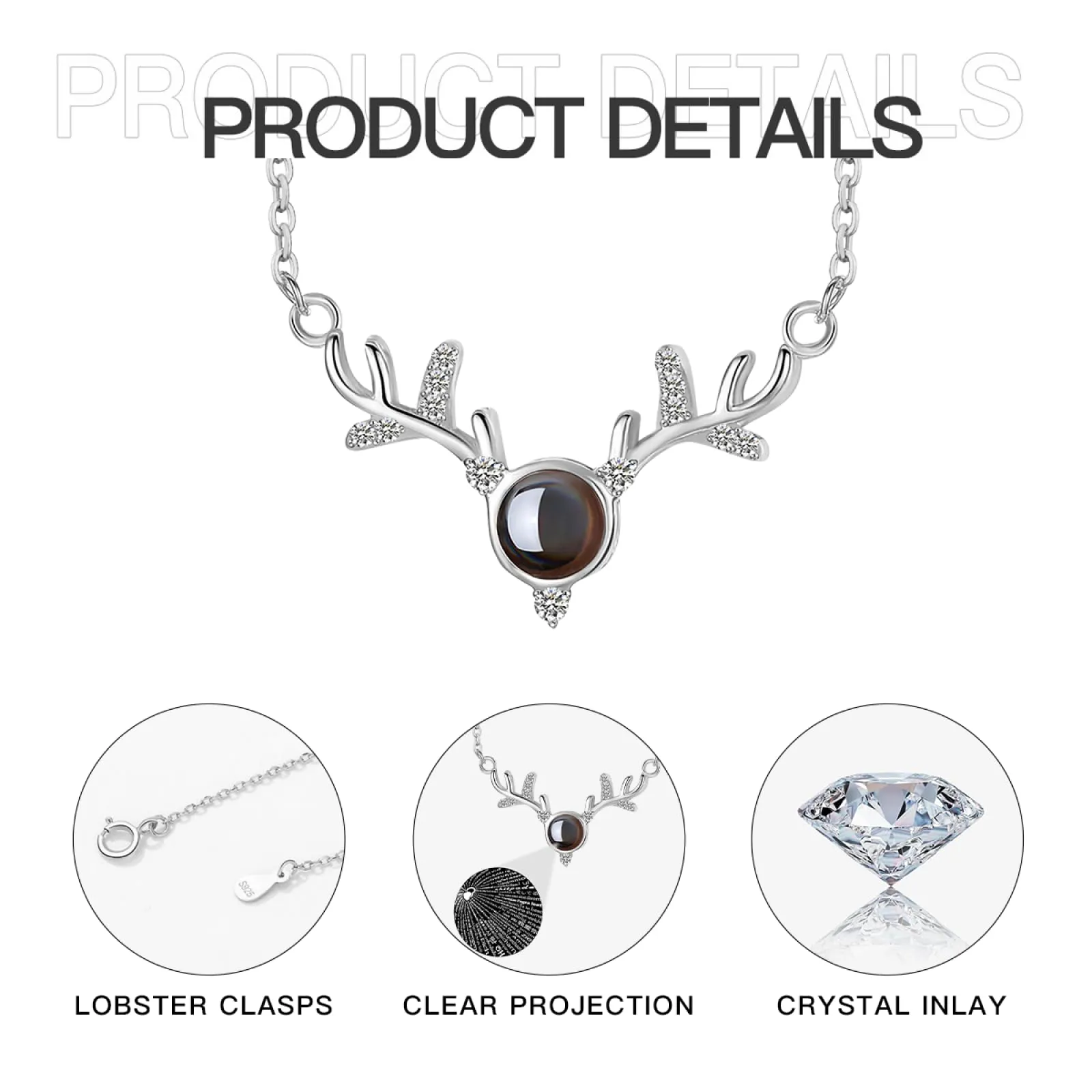 Regalo personalizzato per Donna uomo - Collana con foto personalizzata Ciondolo personalizzato collana nome personalizzabile gioielli personalizzati per san valentino compleanno anniversario - immagine 7