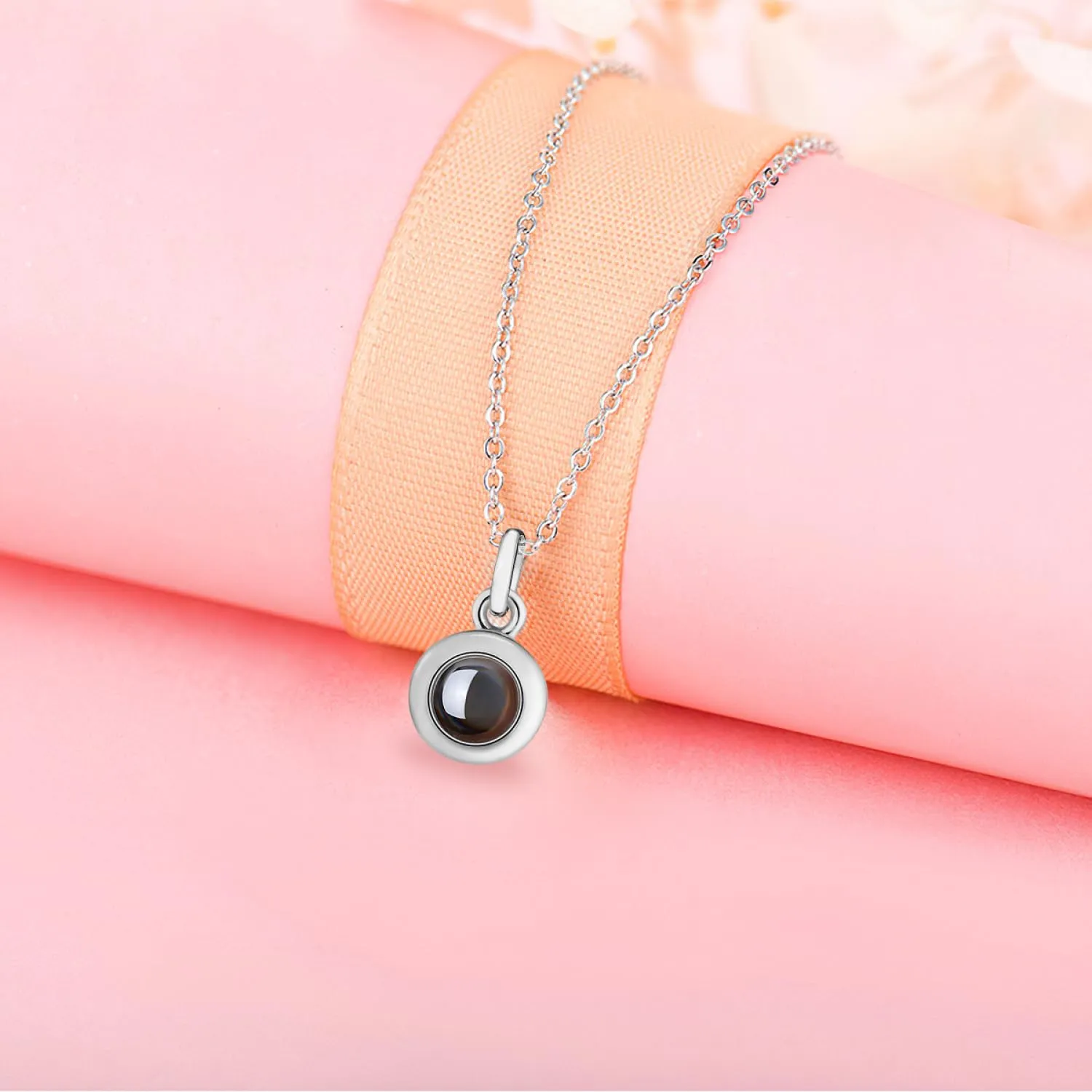 Regalo personalizzato per Donna uomo - Collana con foto personalizzata Ciondolo personalizzato collana nome personalizzabile gioielli personalizzati per san valentino compleanno anniversario - immagine 4