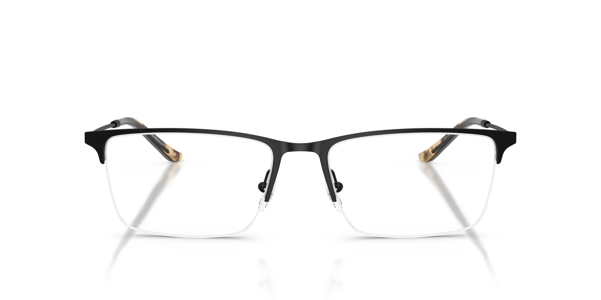 Emporio Armani EA1171 3001 Montature da vista Metallo Nero Squadrata Normale - immagine 3