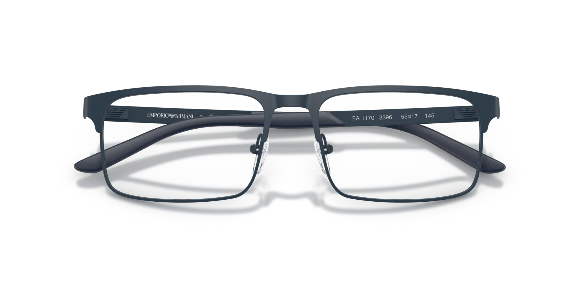 Emporio Armani EA1170 3396 Montature da vista Metallo Blu Squadrata Normale - immagine 2