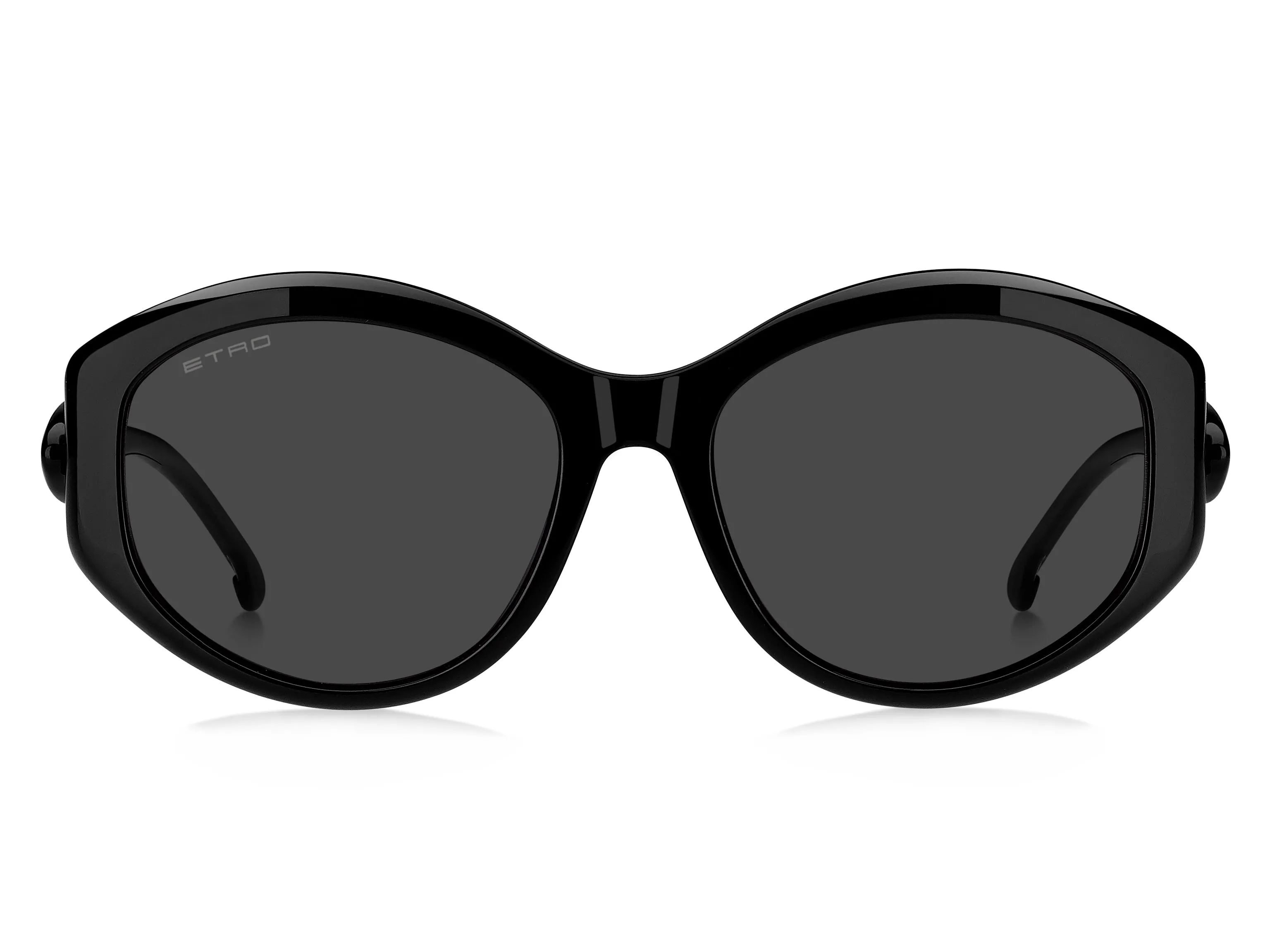 ETRO ETRO 0086/F/S 807/IR Occhiali da sole Acetato Nero Grigio Rotonda Normale - immagine 2