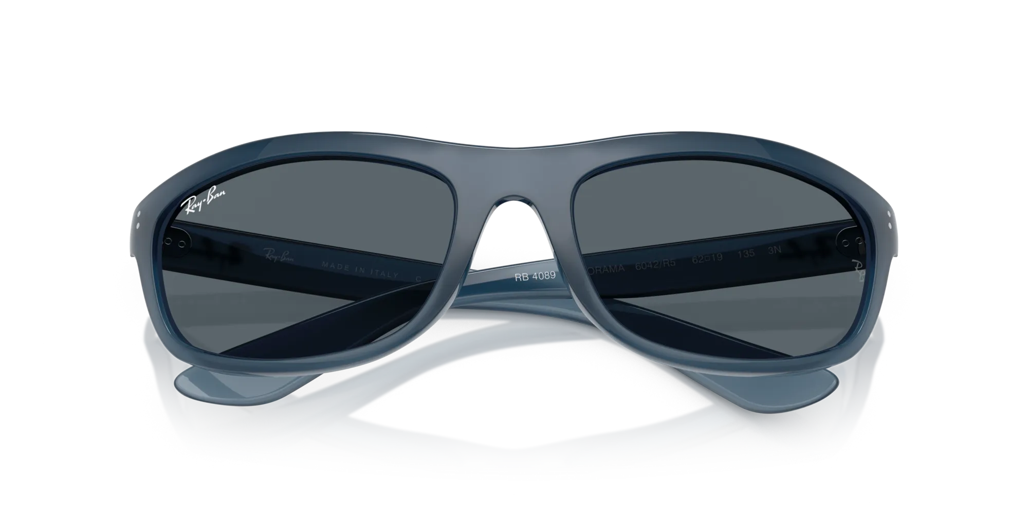 Ray - Ban RB4089 BALORAMA 6042R5 Occhiali da sole Nylon Blu Blu Squadrata Normale - immagine 2