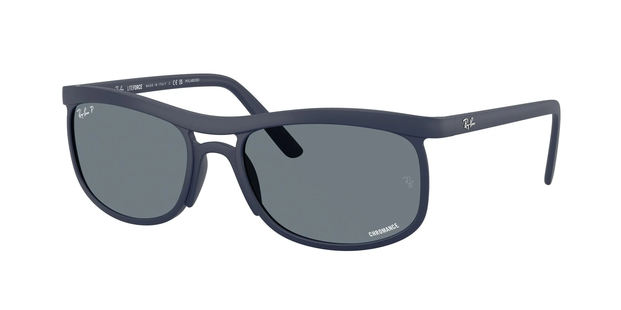 Ray - Ban RB4452CH 633180 Occhiali da sole Peek Blu Squadrata Polarizzata - immagine 1
