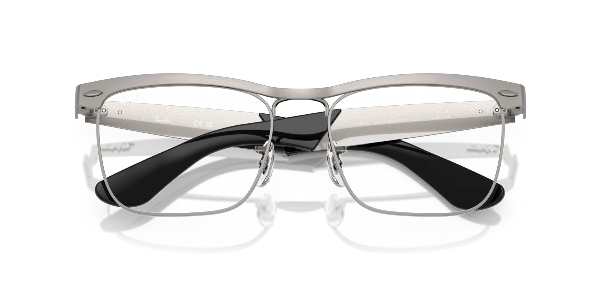 Ray - Ban RX3875V WAYFARER DELUXE 3192 Montature da vista Metallo Trasparente Squadrata Normale - immagine 2