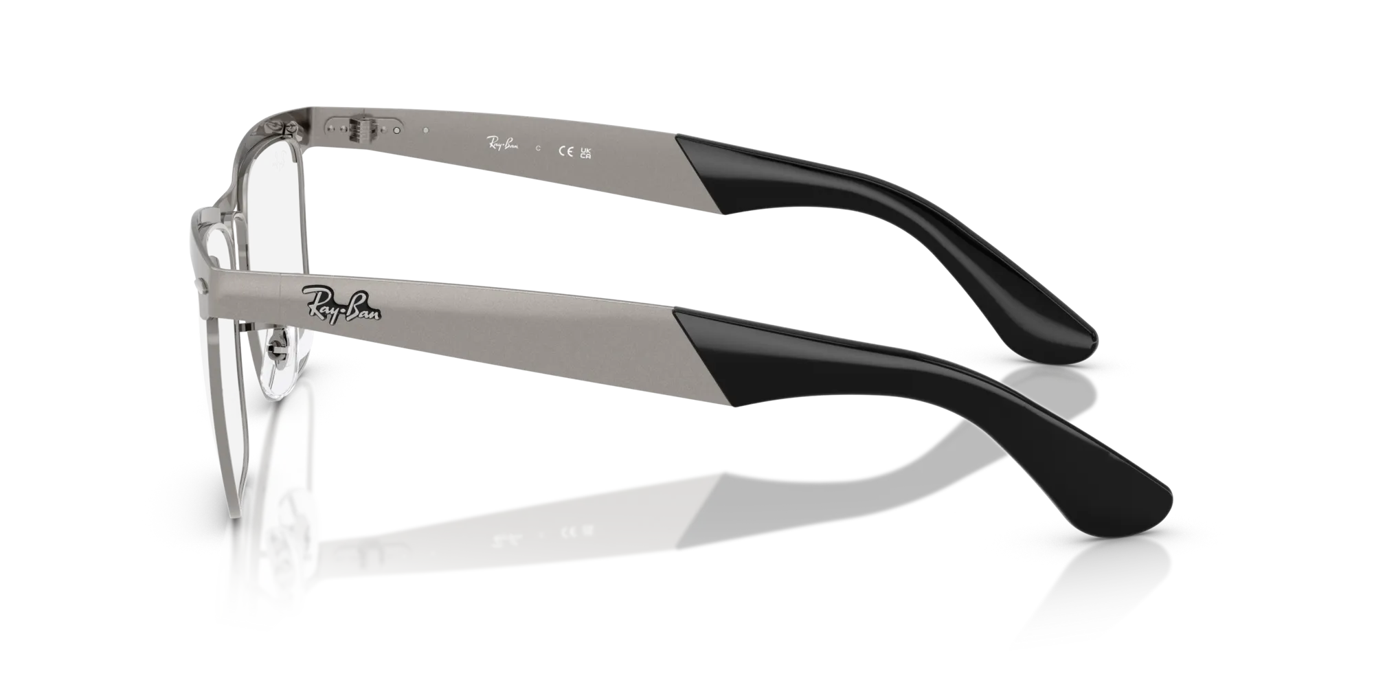 Ray - Ban RX3875V WAYFARER DELUXE 3192 Montature da vista Metallo Trasparente Squadrata Normale - immagine 4