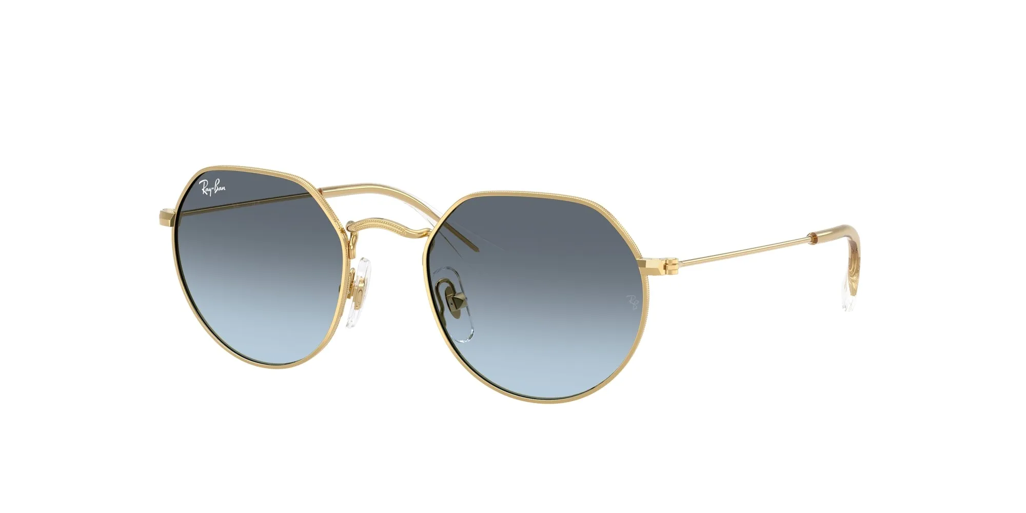 Ray - Ban RJ9565S JUNIOR JACK 223/V1 Occhiali da sole bambino Metallo Oro Geometrica Normale Sfumato - immagine 1
