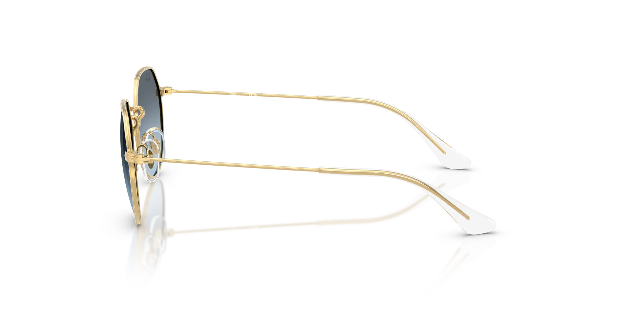 Ray - Ban RJ9565S JUNIOR JACK 223/V1 Occhiali da sole bambino Metallo Oro Geometrica Normale Sfumato - immagine 4