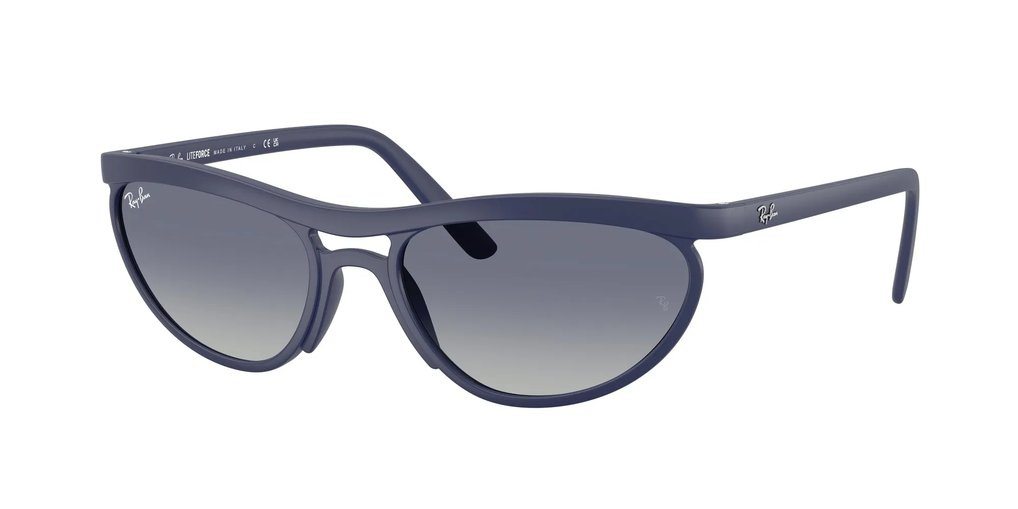 Ray - Ban RB4453 60154L Occhiali da sole Peek Blu Pillow Normale Sfumato - immagine 1