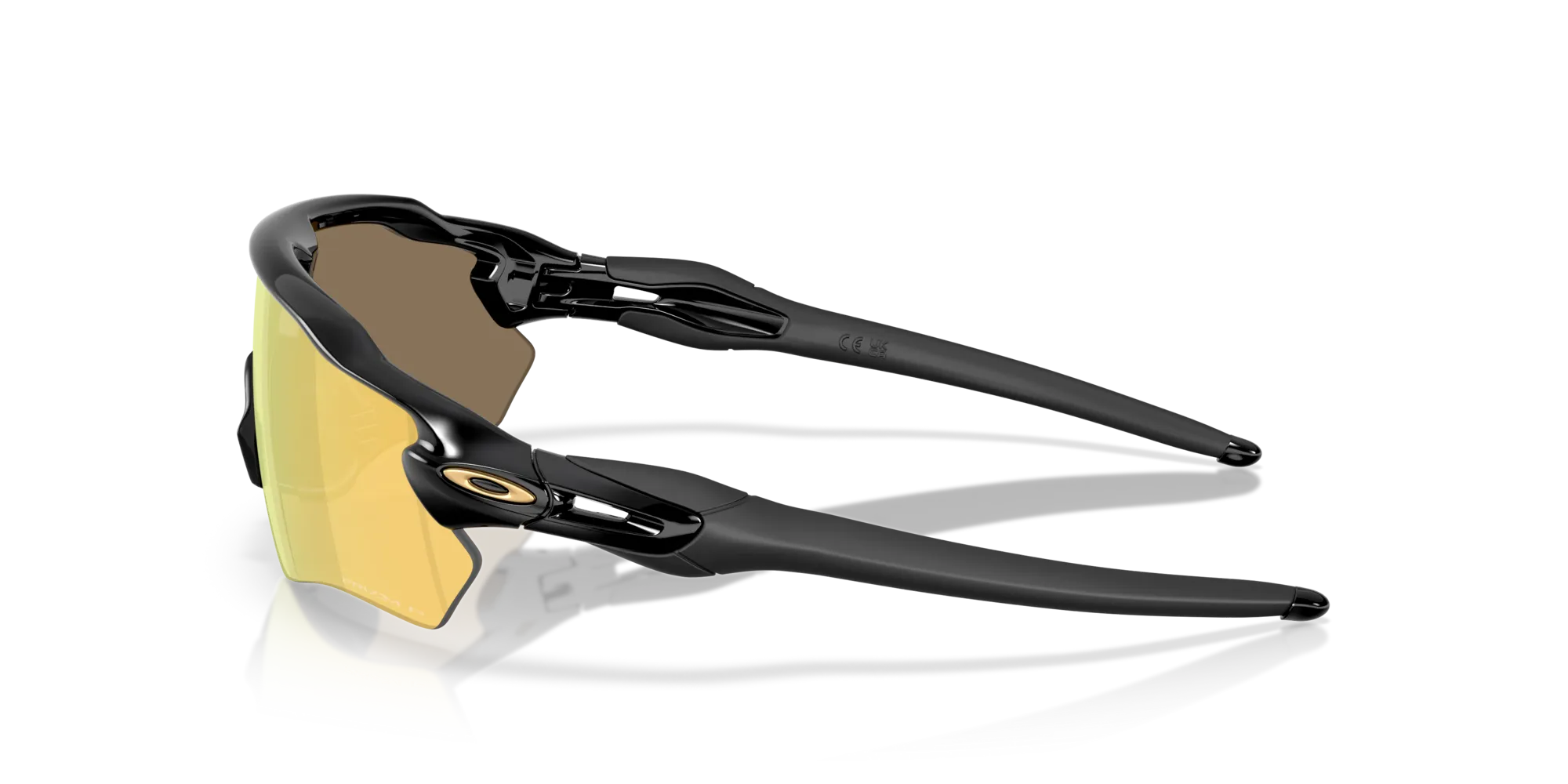 Oakley OO9510 RADAR EV S PATH 951004 Occhiali da sole O_Matter Nero Oro Squadrata Polarizzata - immagine 4