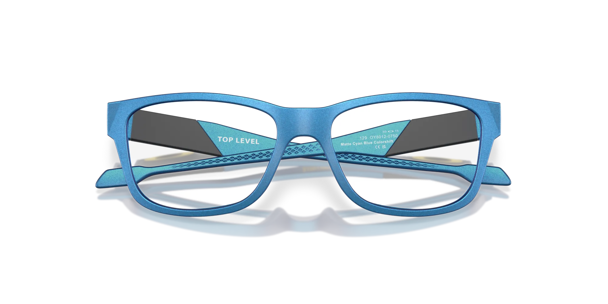 Oakley OY8012 TOP LEVEL 801207 Montature da vista O_Matter Blu Trasparente Squadrata Normale - immagine 2