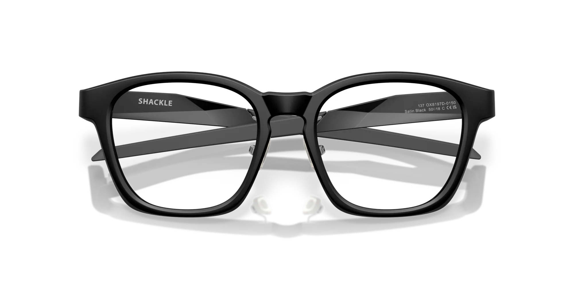 Oakley OX8197D SHACKLE 819701 Montature da vista O_Matter Nero Squadrata Normale - immagine 2